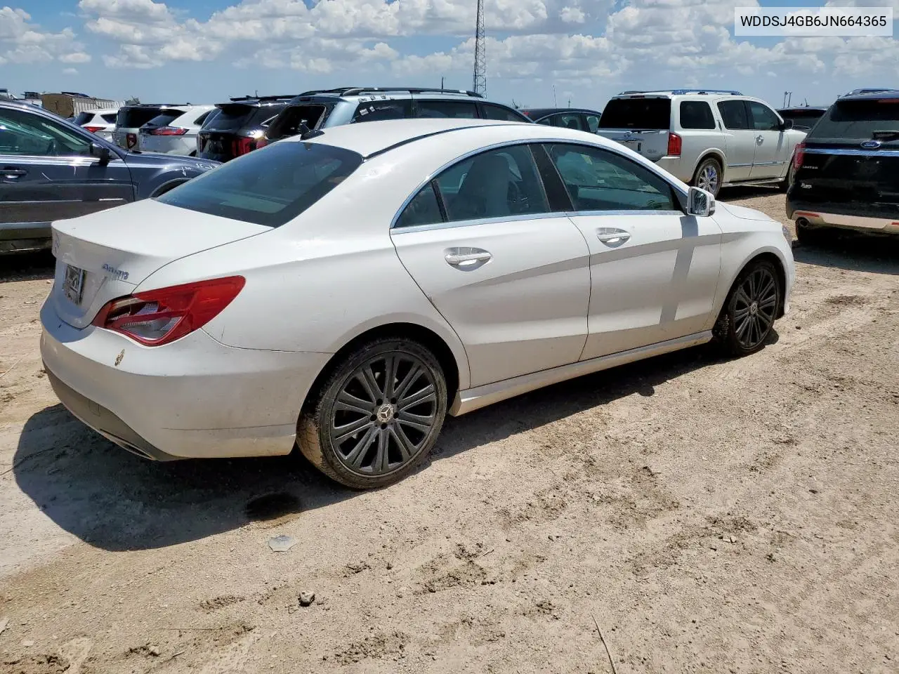 2018 Mercedes-Benz Cla 250 4Matic VIN: WDDSJ4GB6JN664365 Lot: 61214945