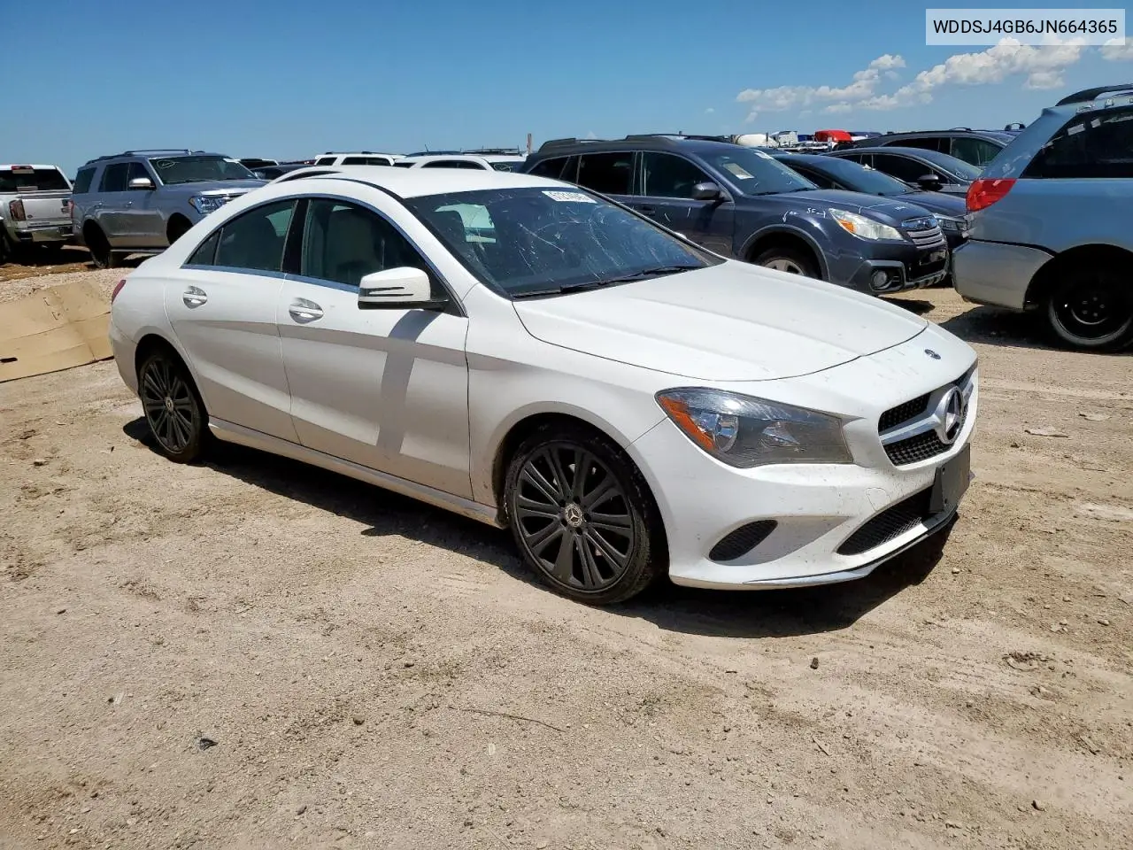 2018 Mercedes-Benz Cla 250 4Matic VIN: WDDSJ4GB6JN664365 Lot: 61214945