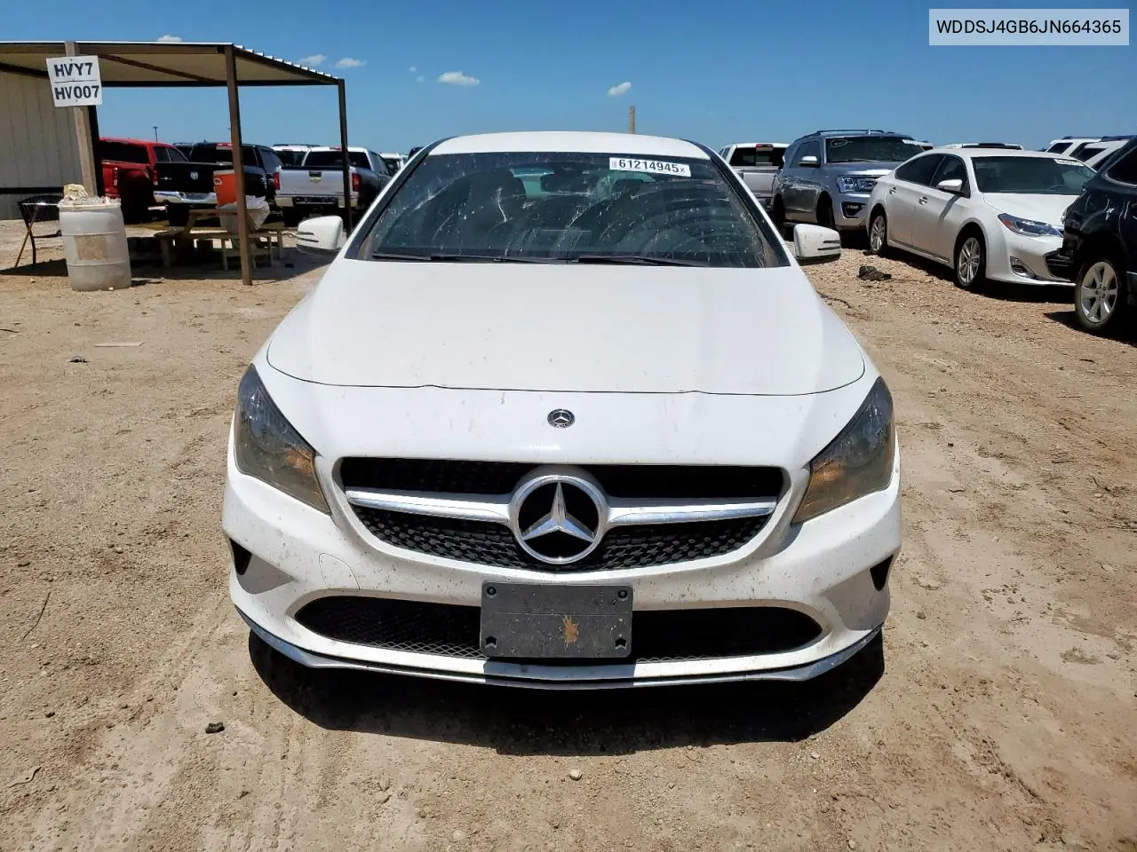 2018 Mercedes-Benz Cla 250 4Matic VIN: WDDSJ4GB6JN664365 Lot: 61214945