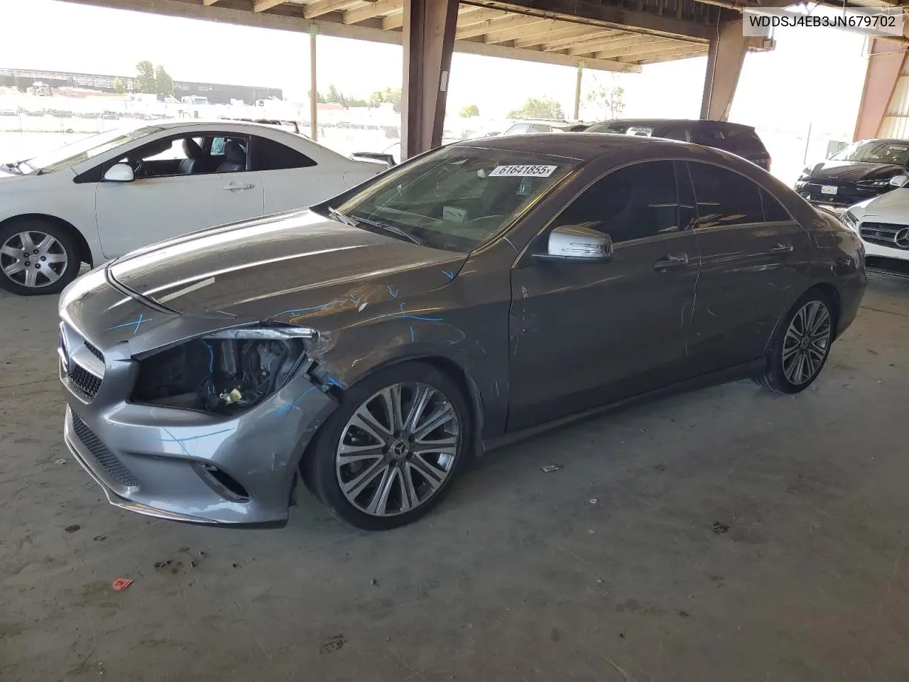 2018 Mercedes-Benz Cla 250 VIN: WDDSJ4EB3JN679702 Lot: 61641855