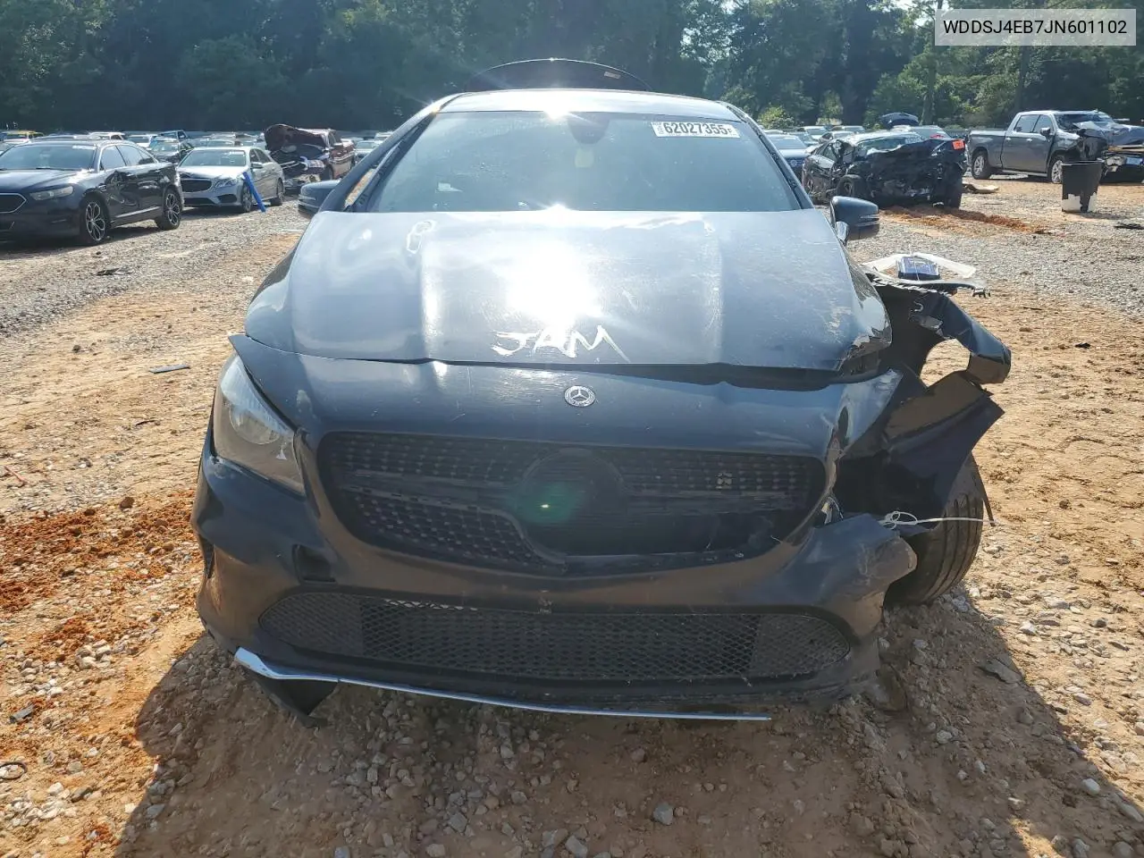2018 Mercedes-Benz Cla 250 VIN: WDDSJ4EB7JN601102 Lot: 62027355