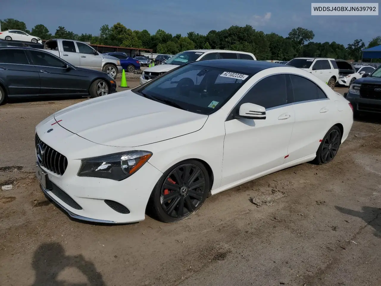 2018 Mercedes-Benz Cla 250 4Matic VIN: WDDSJ4GBXJN639792 Lot: 62102235