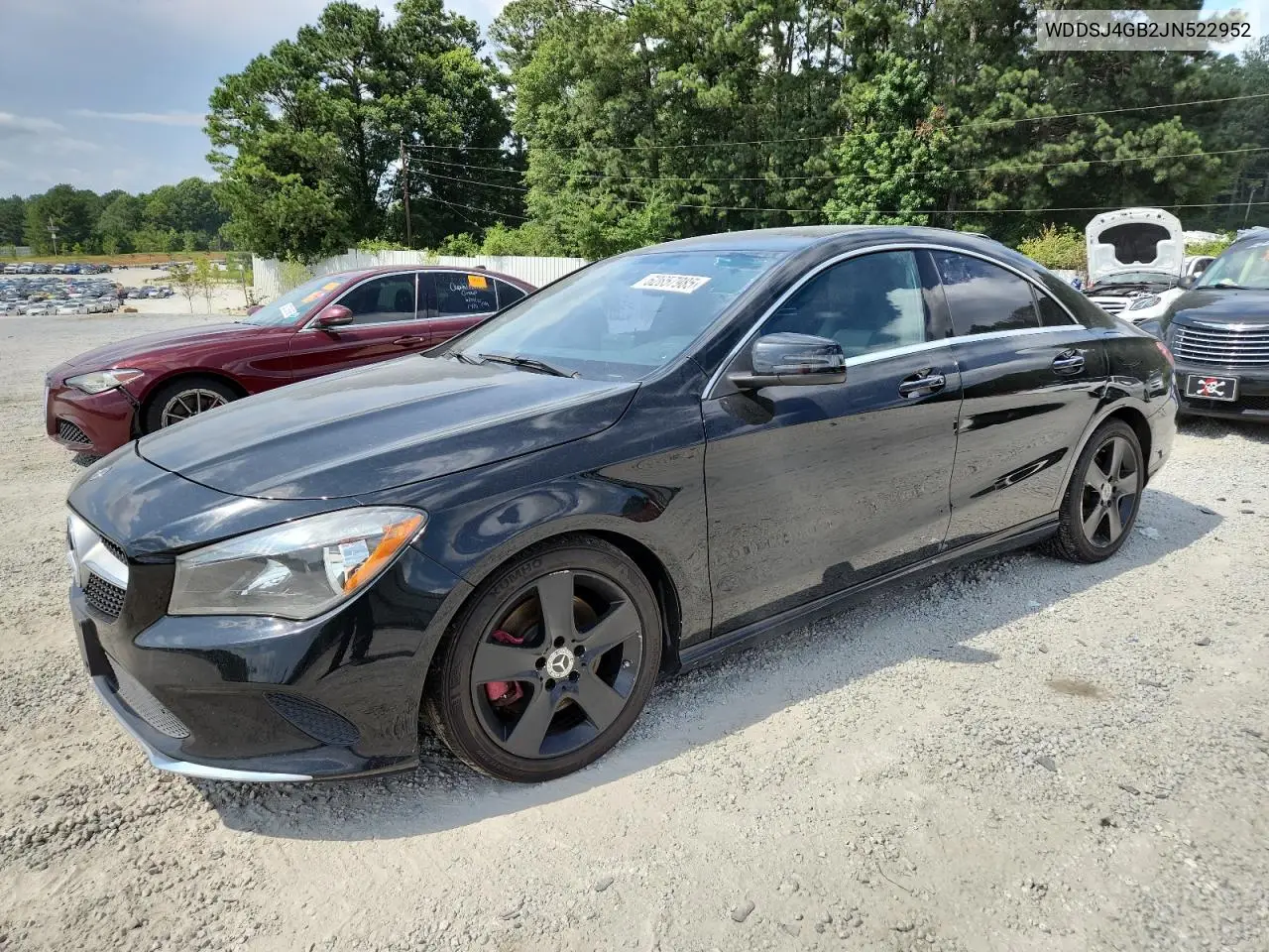 2018 Mercedes-Benz Cla 250 4Matic VIN: WDDSJ4GB2JN522952 Lot: 62657985