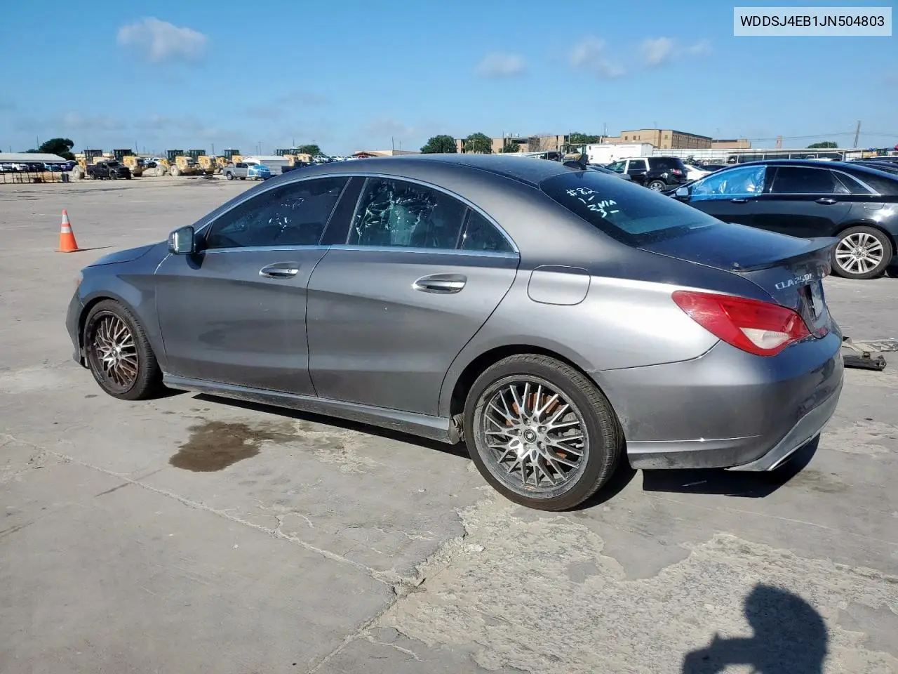 2018 Mercedes-Benz Cla 250 VIN: WDDSJ4EB1JN504803 Lot: 62940985