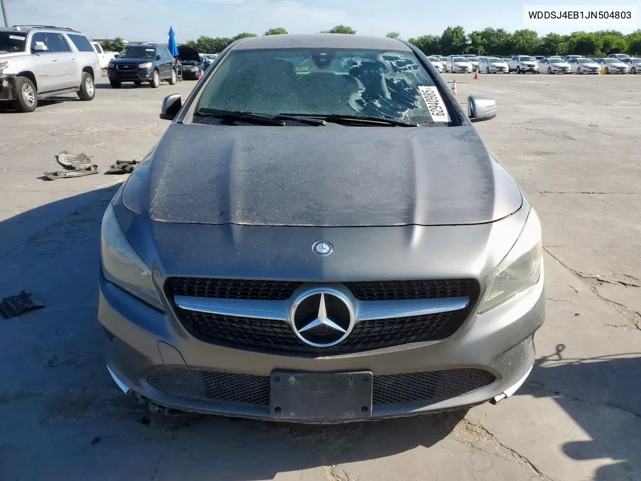 2018 Mercedes-Benz Cla 250 VIN: WDDSJ4EB1JN504803 Lot: 62940985
