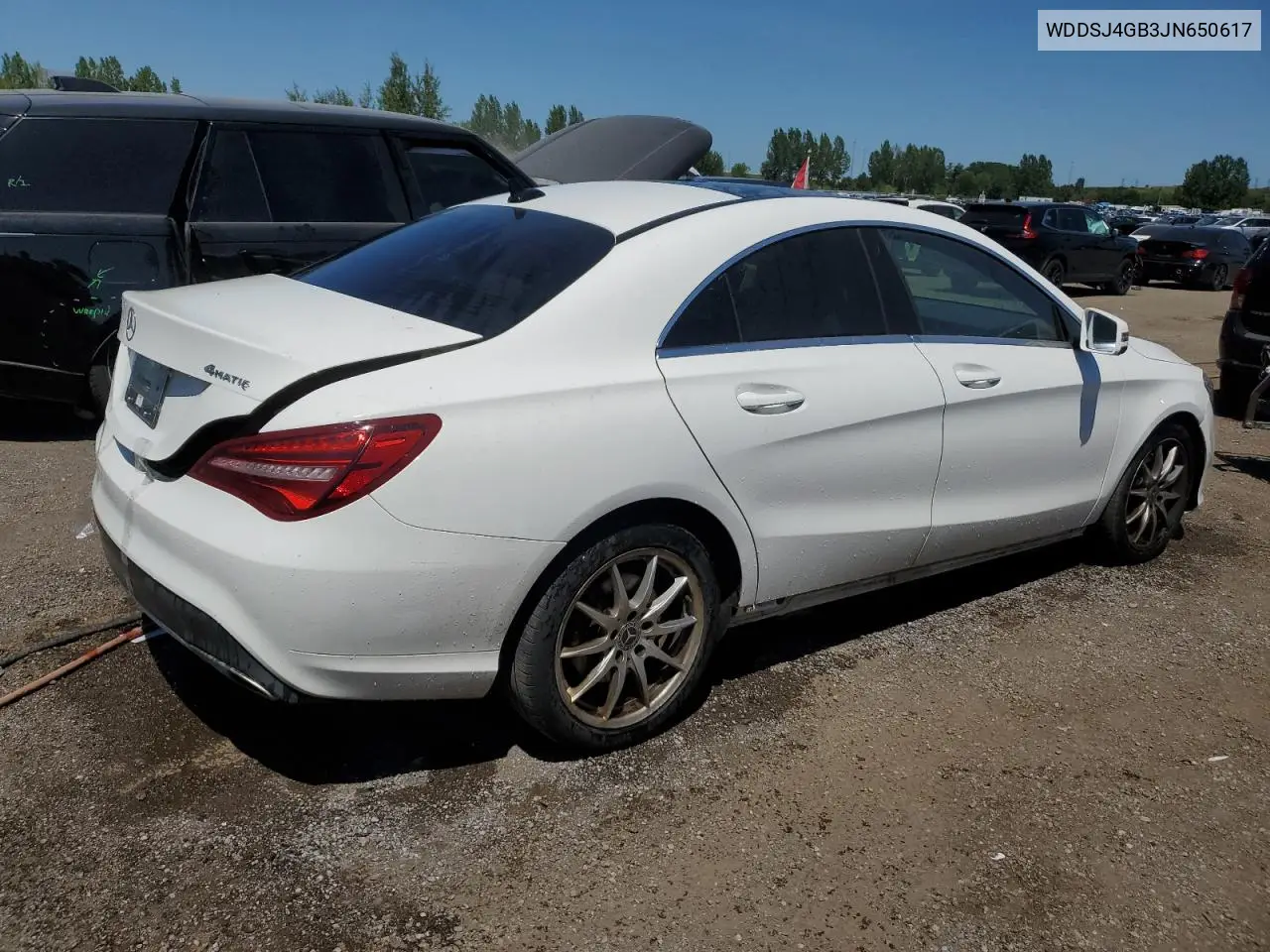 2018 Mercedes-Benz Cla 250 4Matic VIN: WDDSJ4GB3JN650617 Lot: 65513985