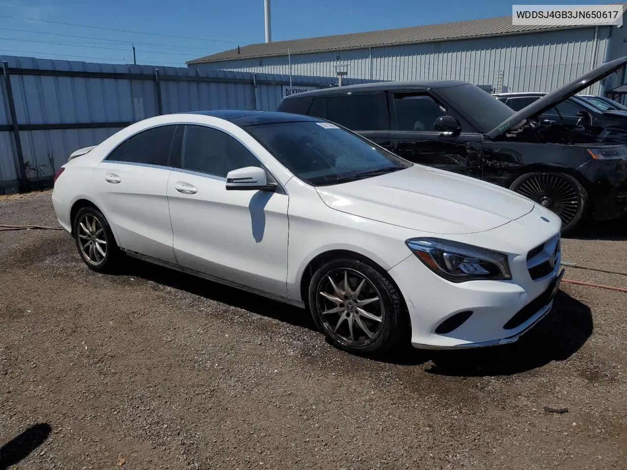 2018 Mercedes-Benz Cla 250 4Matic VIN: WDDSJ4GB3JN650617 Lot: 65513985