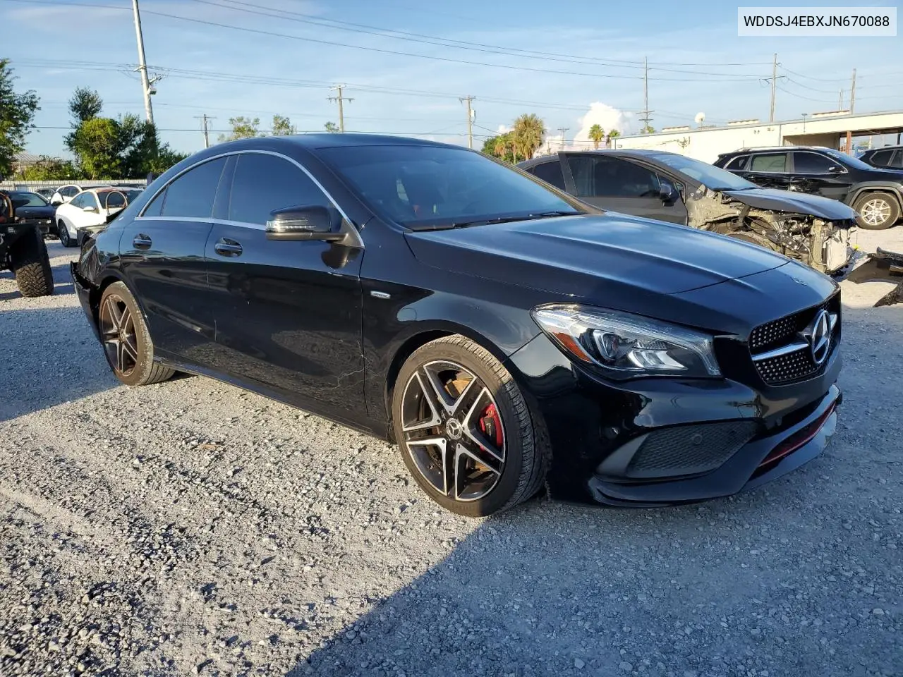 2018 Mercedes-Benz Cla 250 VIN: WDDSJ4EBXJN670088 Lot: 65606235