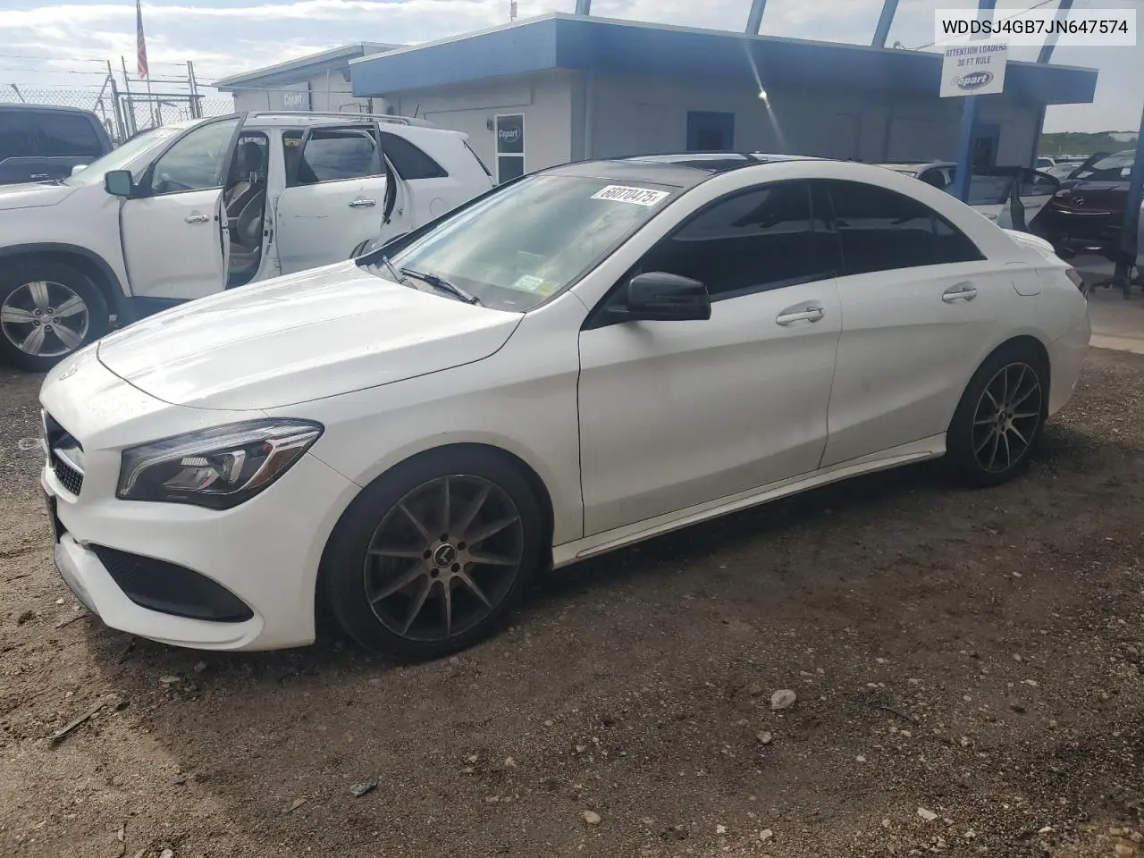 2018 Mercedes-Benz Cla 250 4Matic VIN: WDDSJ4GB7JN647574 Lot: 66070475