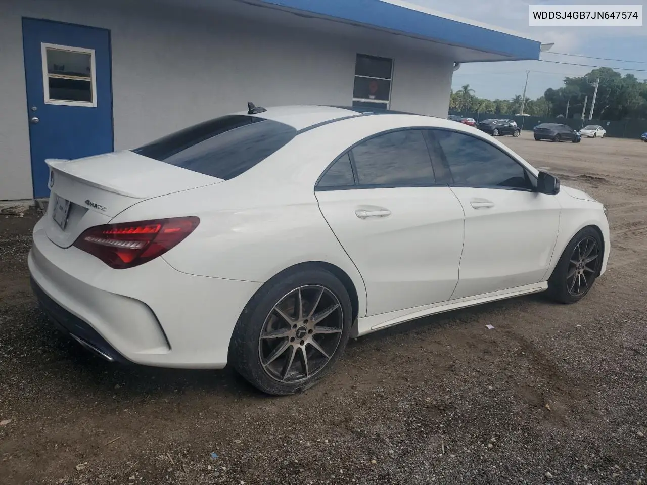 2018 Mercedes-Benz Cla 250 4Matic VIN: WDDSJ4GB7JN647574 Lot: 66070475