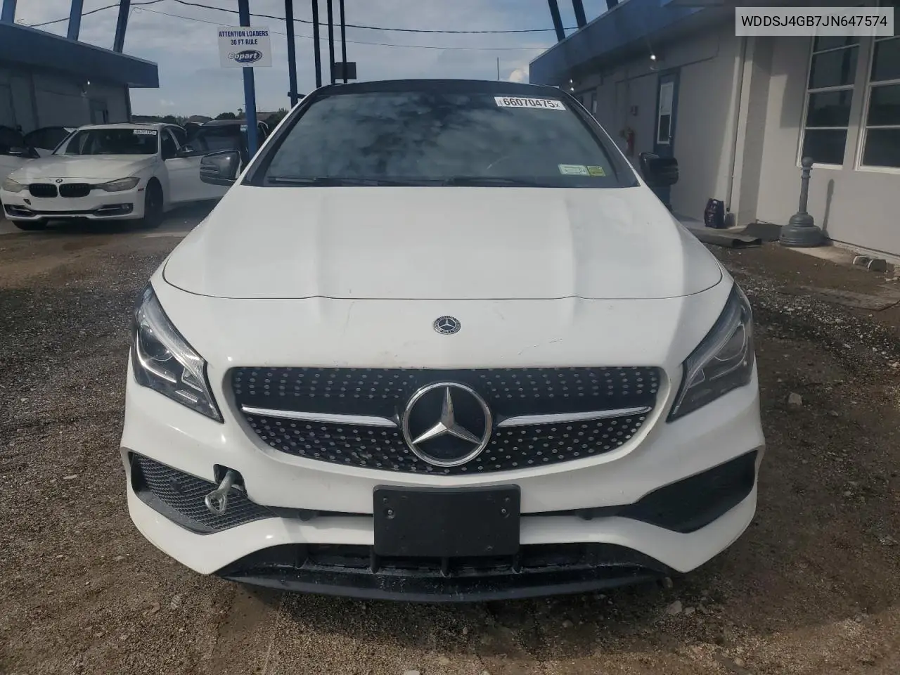 2018 Mercedes-Benz Cla 250 4Matic VIN: WDDSJ4GB7JN647574 Lot: 66070475