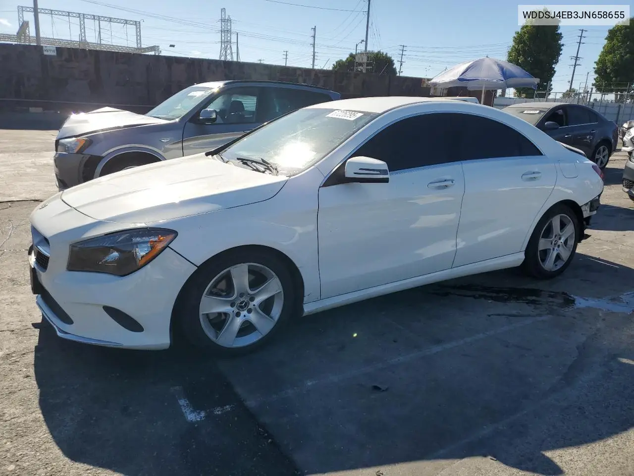 2018 Mercedes-Benz Cla 250 VIN: WDDSJ4EB3JN658655 Lot: 66226295