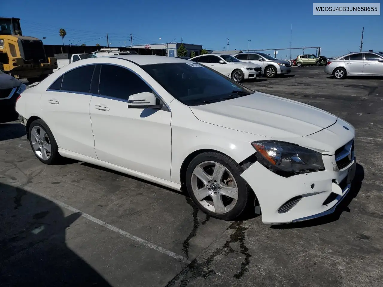 2018 Mercedes-Benz Cla 250 VIN: WDDSJ4EB3JN658655 Lot: 66226295