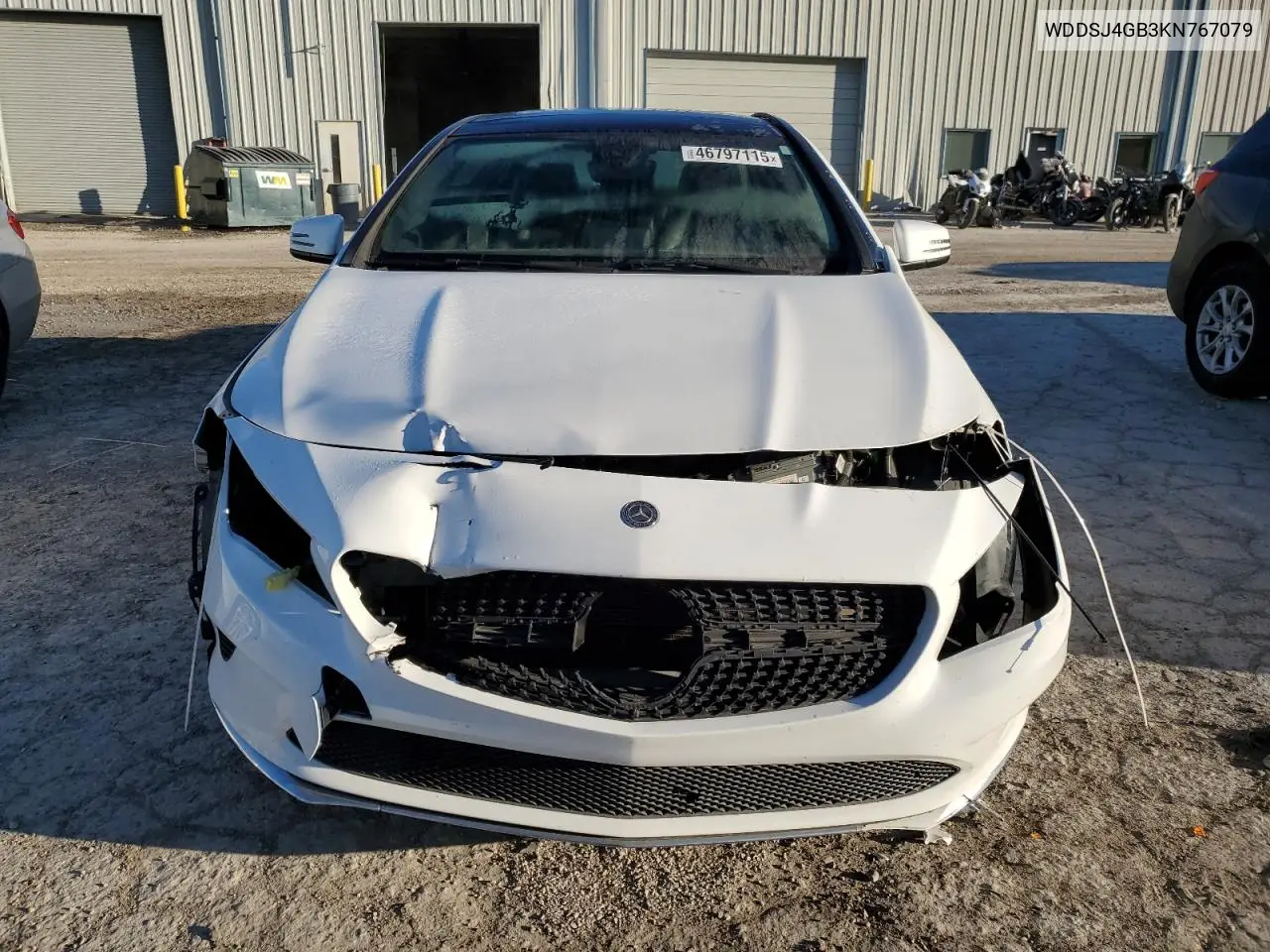 2019 Mercedes-Benz Cla 250 4Matic VIN: WDDSJ4GB3KN767079 Lot: 46797115