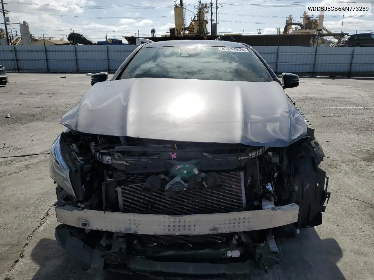 2019 Mercedes-Benz Cla 45 Amg VIN: WDDSJ5CB6KN773289 Lot: 47802805