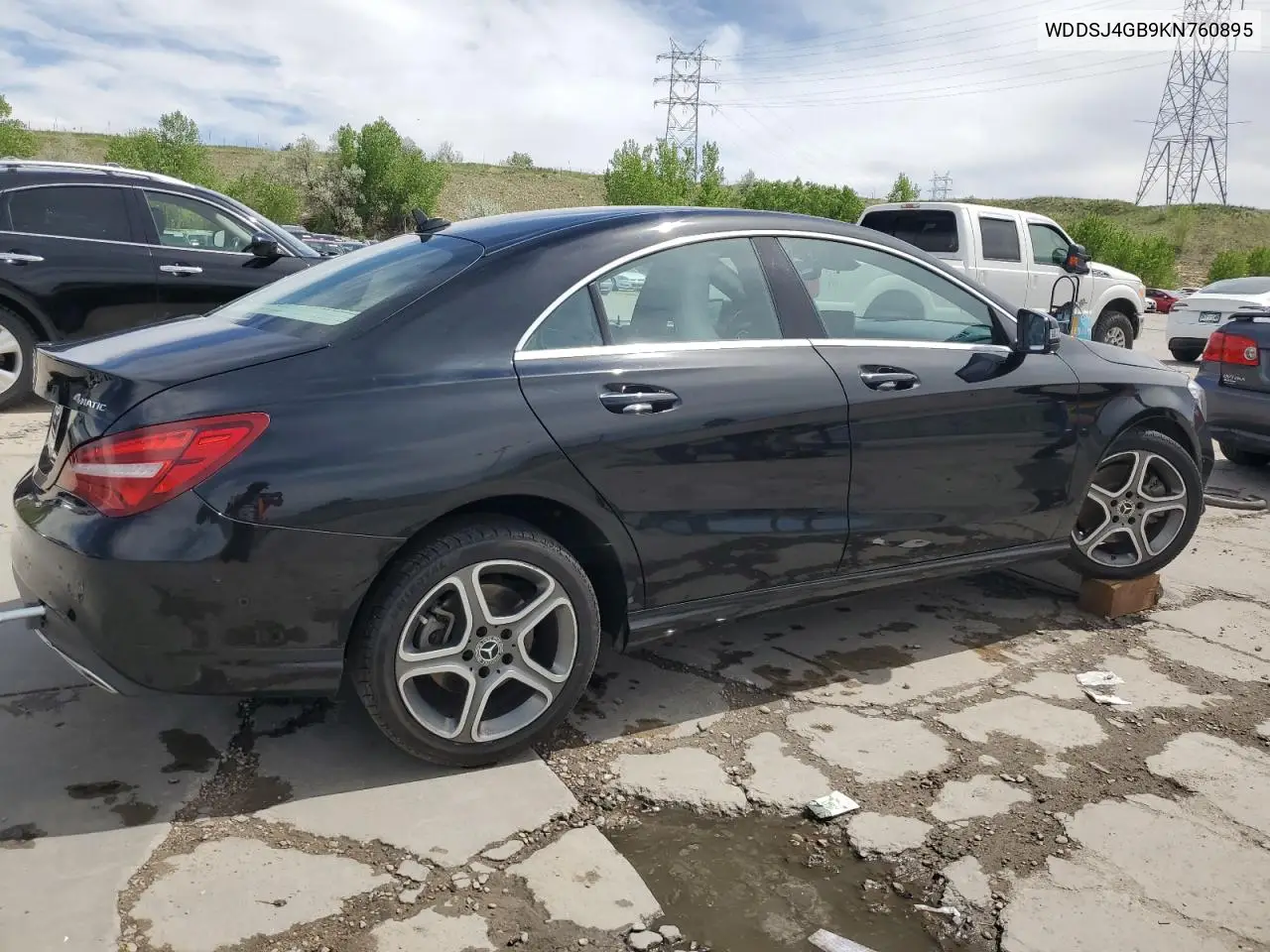 2019 Mercedes-Benz Cla 250 4Matic VIN: WDDSJ4GB9KN760895 Lot: 56599235