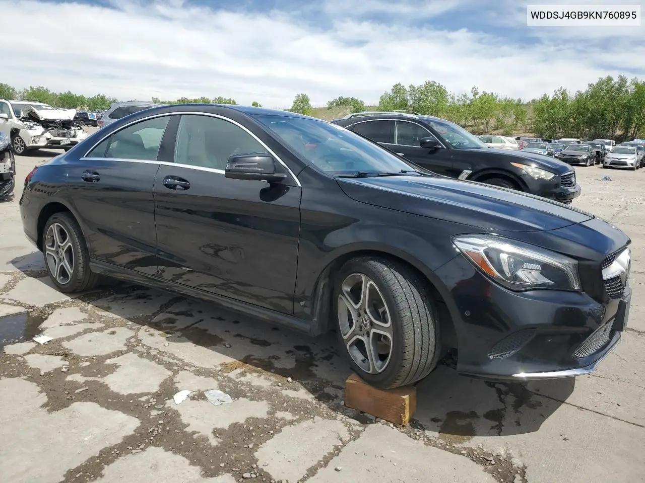 2019 Mercedes-Benz Cla 250 4Matic VIN: WDDSJ4GB9KN760895 Lot: 56599235