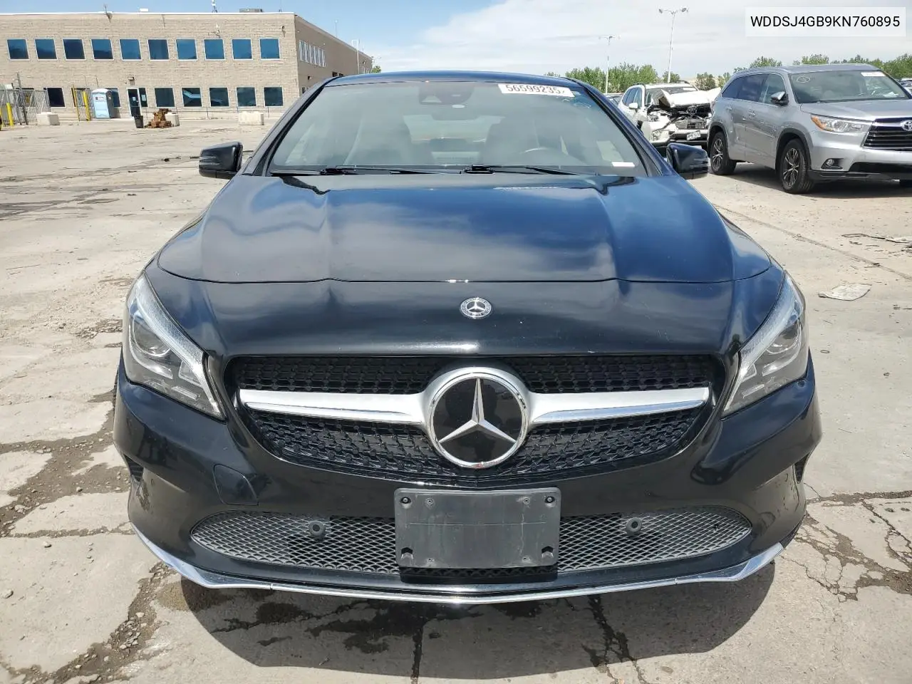 2019 Mercedes-Benz Cla 250 4Matic VIN: WDDSJ4GB9KN760895 Lot: 56599235