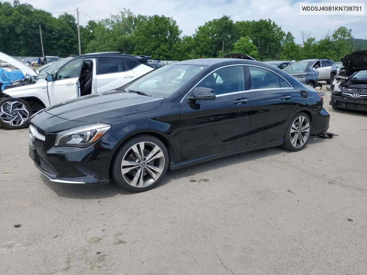 2019 Mercedes-Benz Cla 250 4Matic VIN: WDDSJ4GB1KN738731 Lot: 61772295