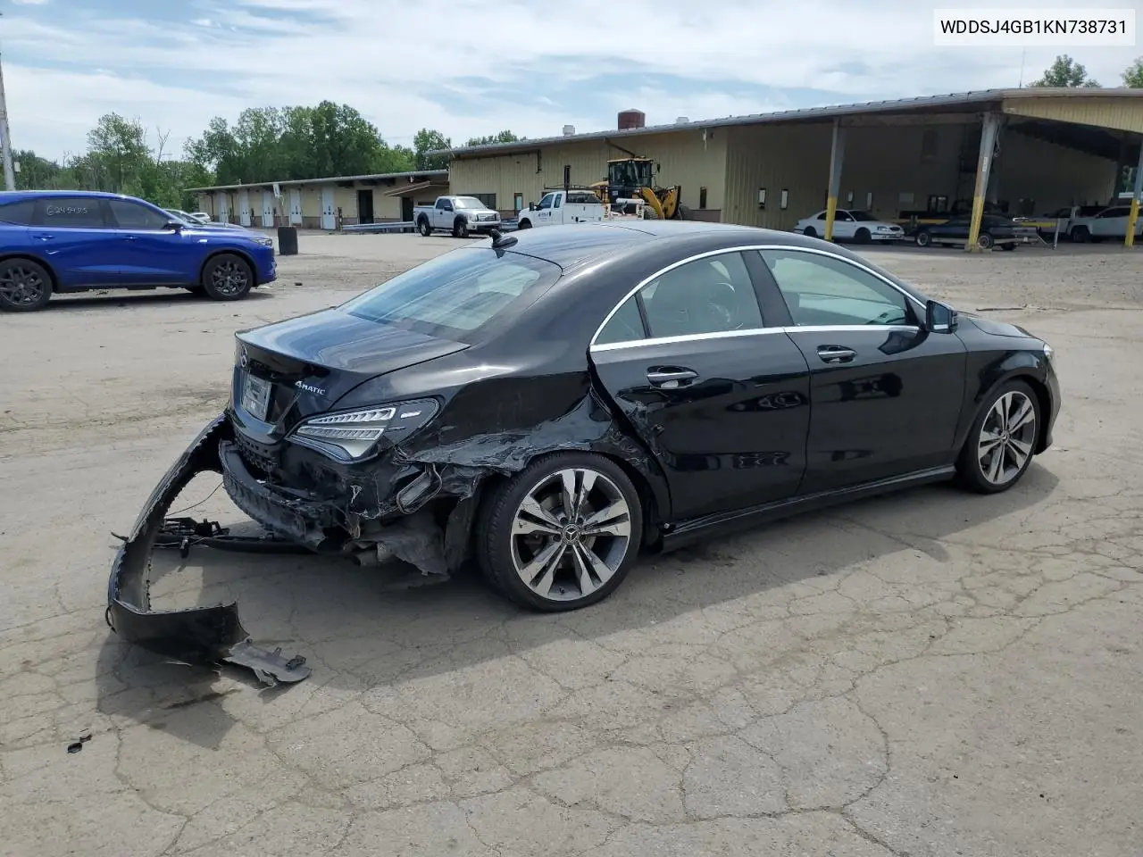 2019 Mercedes-Benz Cla 250 4Matic VIN: WDDSJ4GB1KN738731 Lot: 61772295