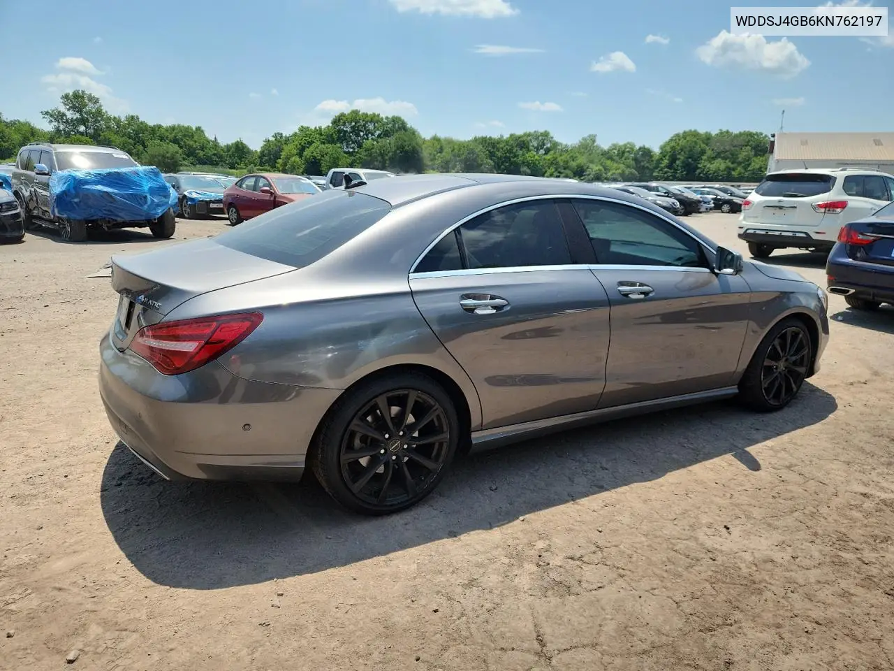 2019 Mercedes-Benz Cla 250 4Matic VIN: WDDSJ4GB6KN762197 Lot: 62119675