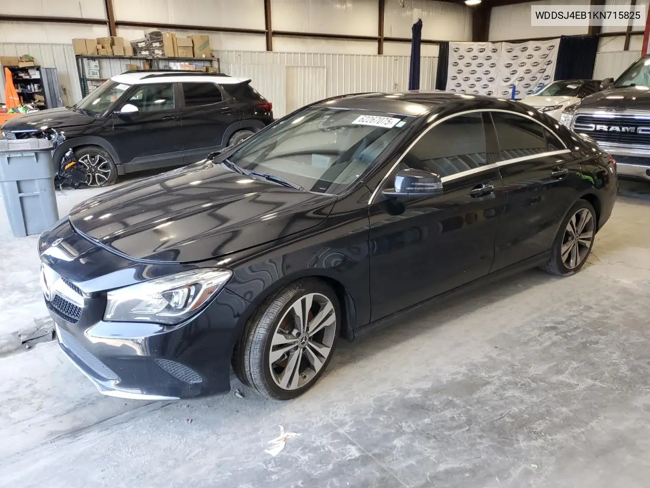 2019 Mercedes-Benz Cla 250 VIN: WDDSJ4EB1KN715825 Lot: 62267075