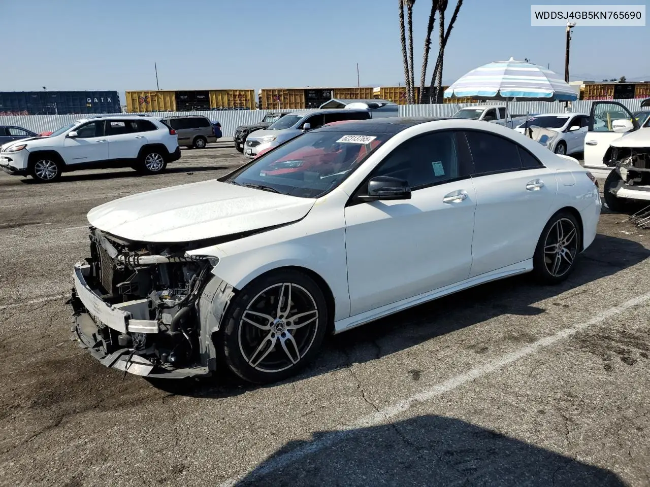 2019 Mercedes-Benz Cla 250 4Matic VIN: WDDSJ4GB5KN765690 Lot: 62313765