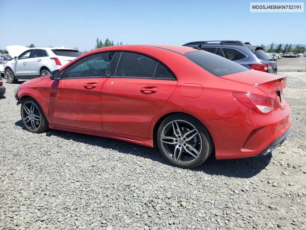 2019 Mercedes-Benz Cla 250 VIN: WDDSJ4EB6KN752191 Lot: 64494575