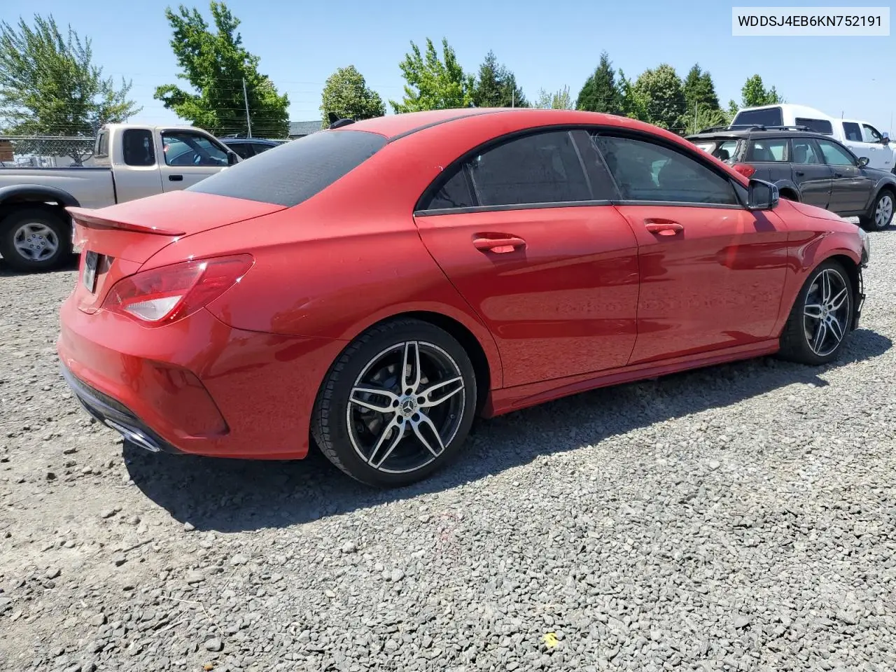 2019 Mercedes-Benz Cla 250 VIN: WDDSJ4EB6KN752191 Lot: 64494575