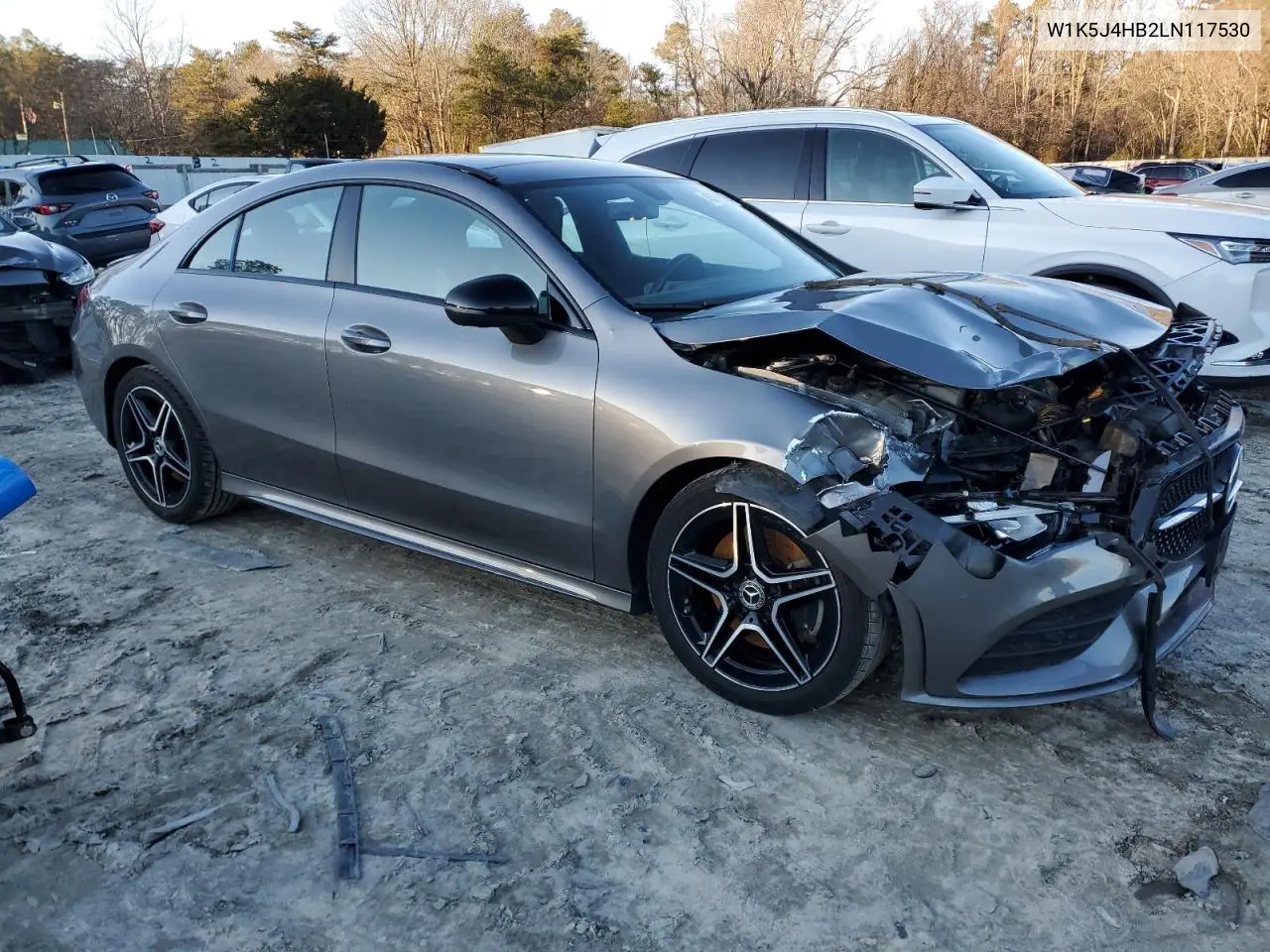 2020 Mercedes-Benz Cla 250 4Matic VIN: W1K5J4HB2LN117530 Lot: 45671265