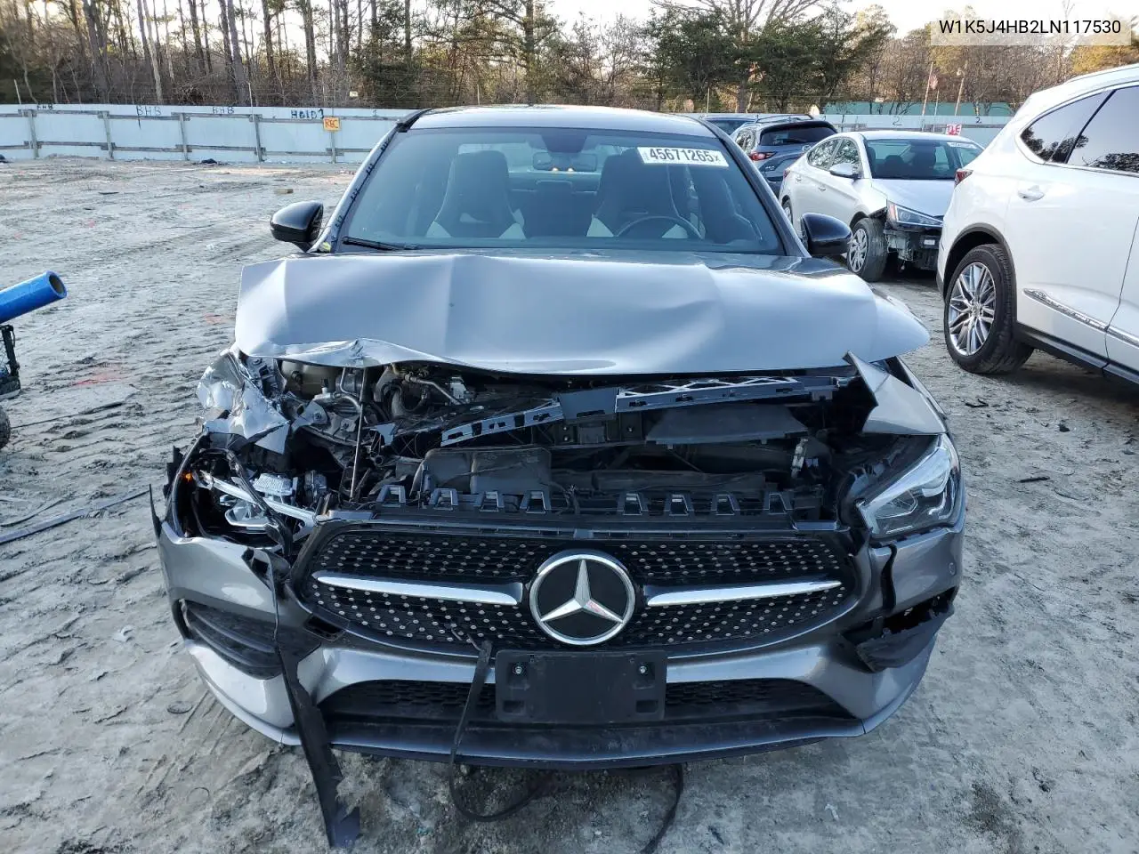 2020 Mercedes-Benz Cla 250 4Matic VIN: W1K5J4HB2LN117530 Lot: 45671265