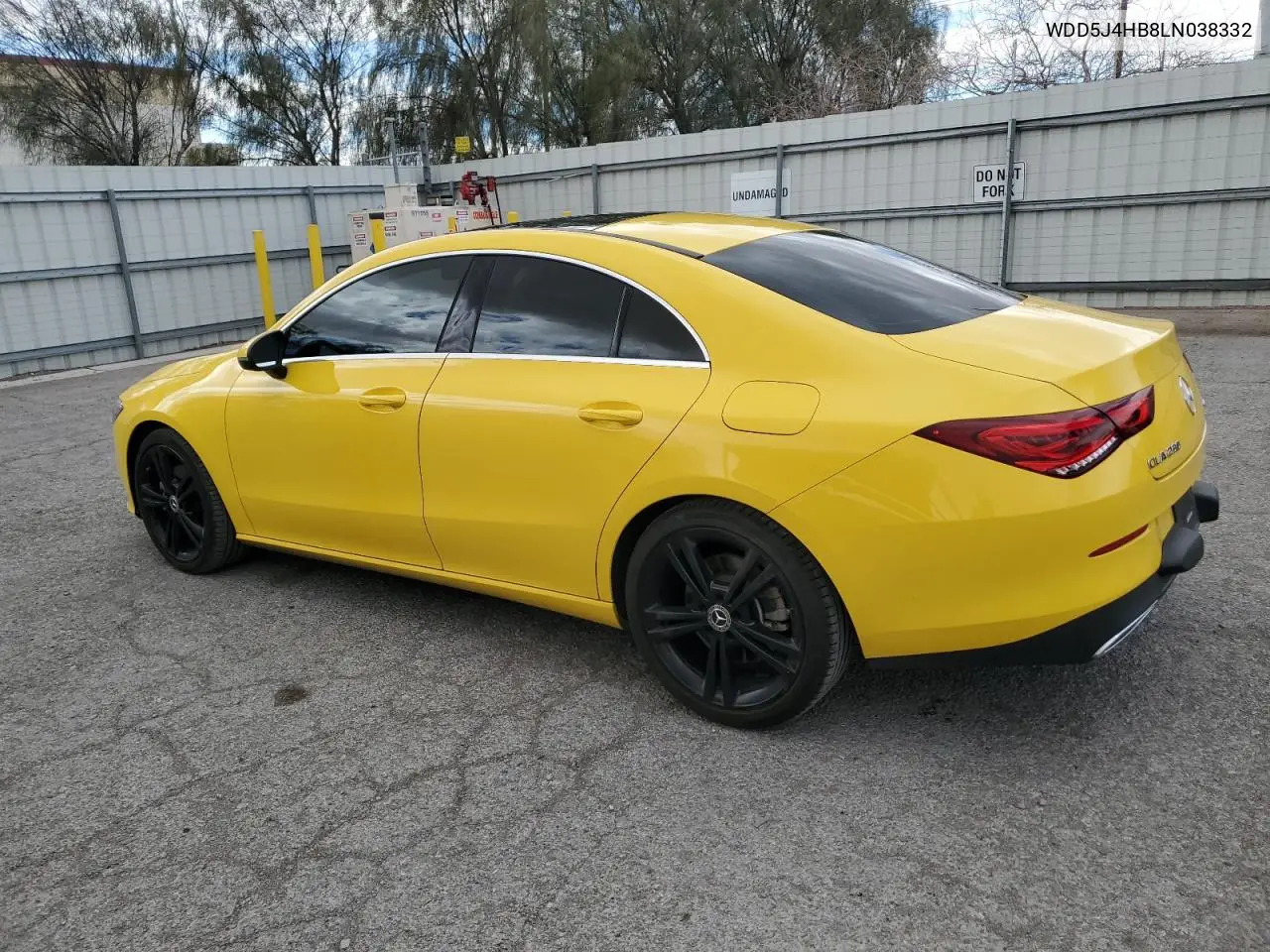 2020 Mercedes-Benz Cla 250 4Matic VIN: WDD5J4HB8LN038332 Lot: 47602305