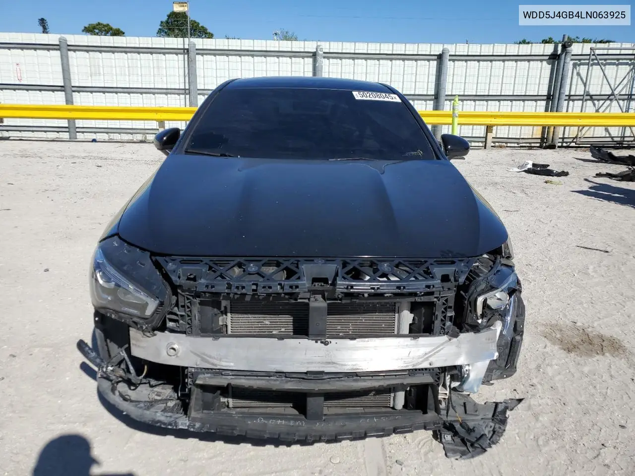 2020 Mercedes-Benz Cla 250 VIN: WDD5J4GB4LN063925 Lot: 50208045