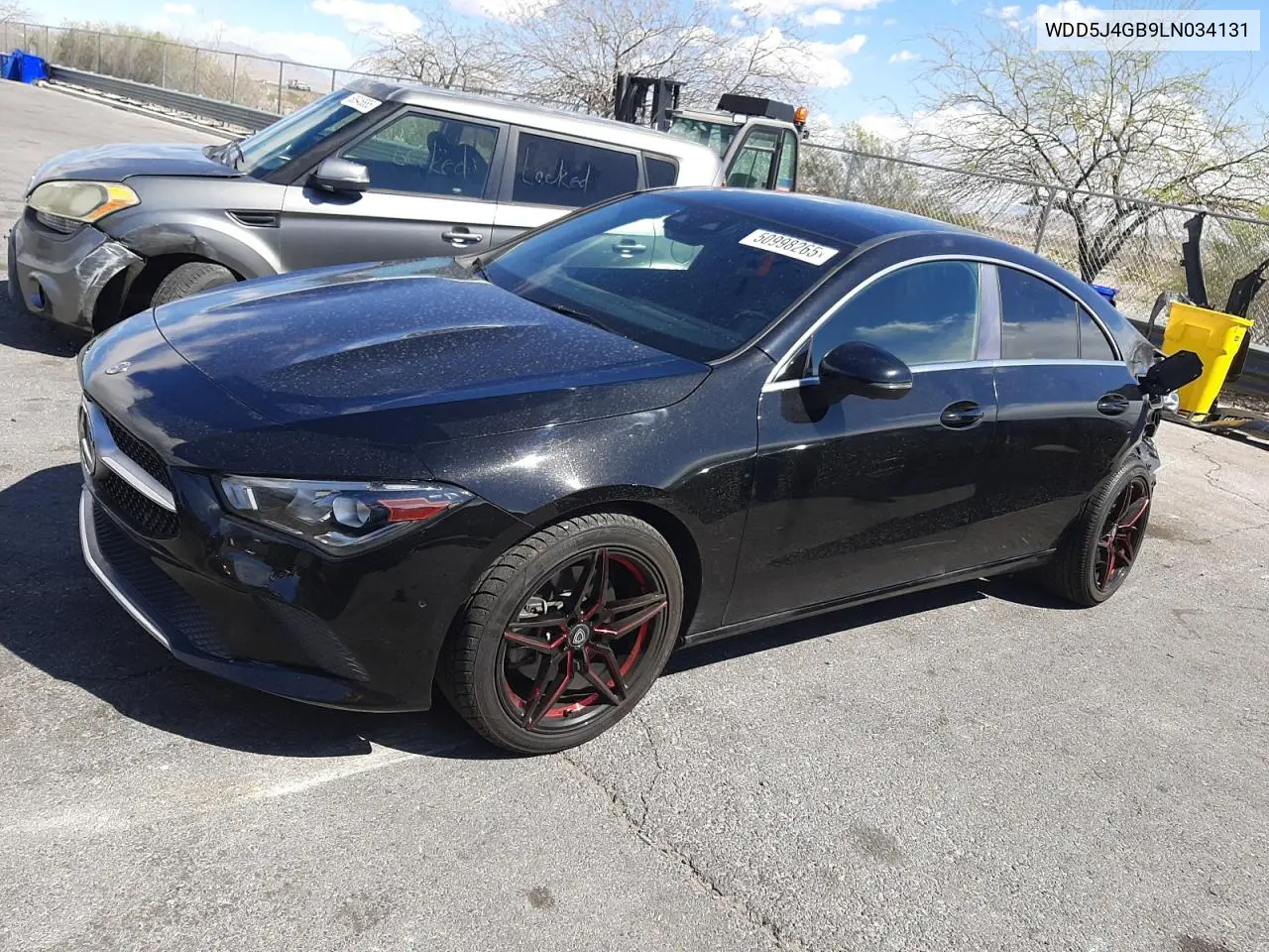 2020 Mercedes-Benz Cla 250 VIN: WDD5J4GB9LN034131 Lot: 50998265