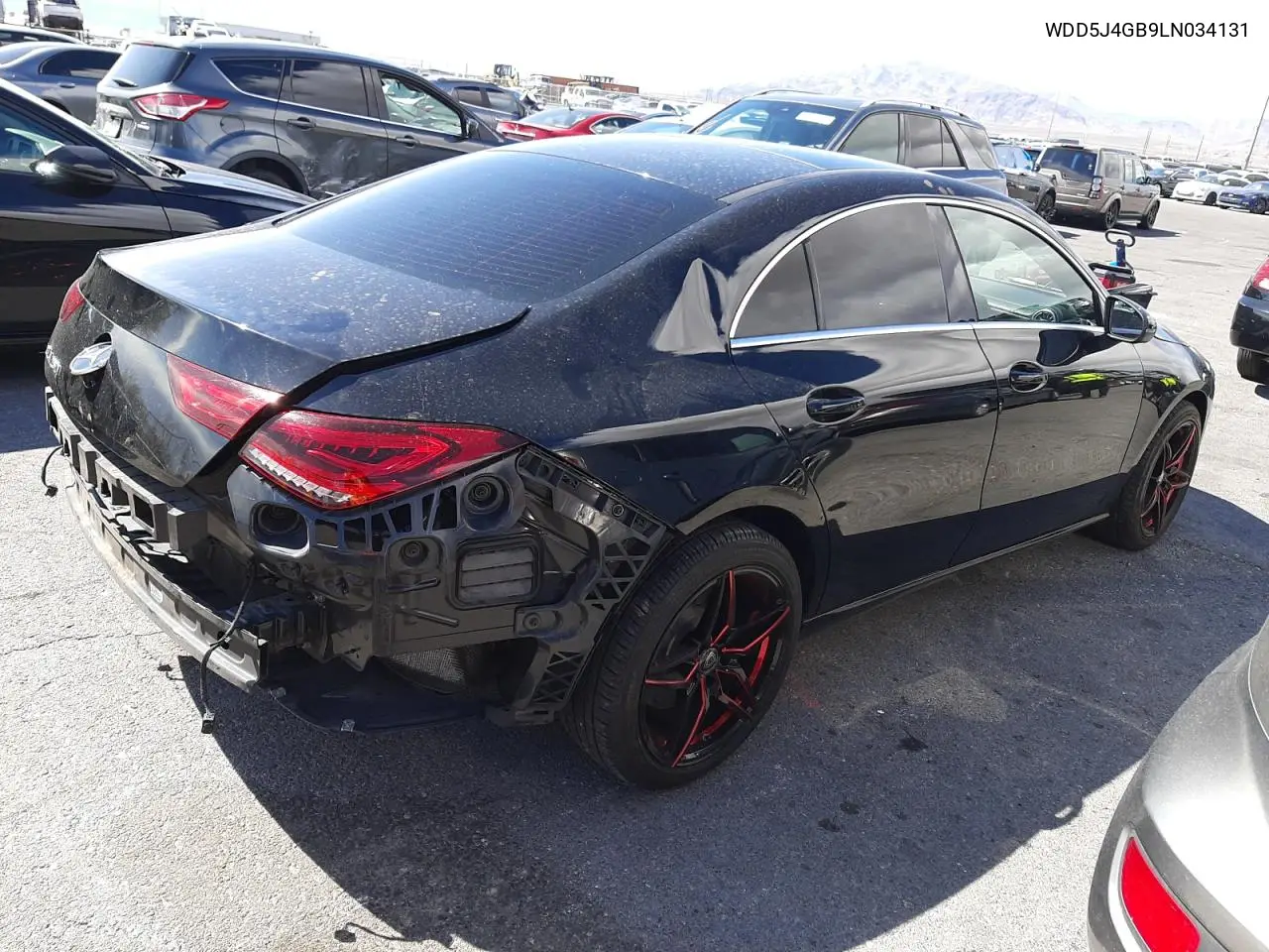 2020 Mercedes-Benz Cla 250 VIN: WDD5J4GB9LN034131 Lot: 50998265