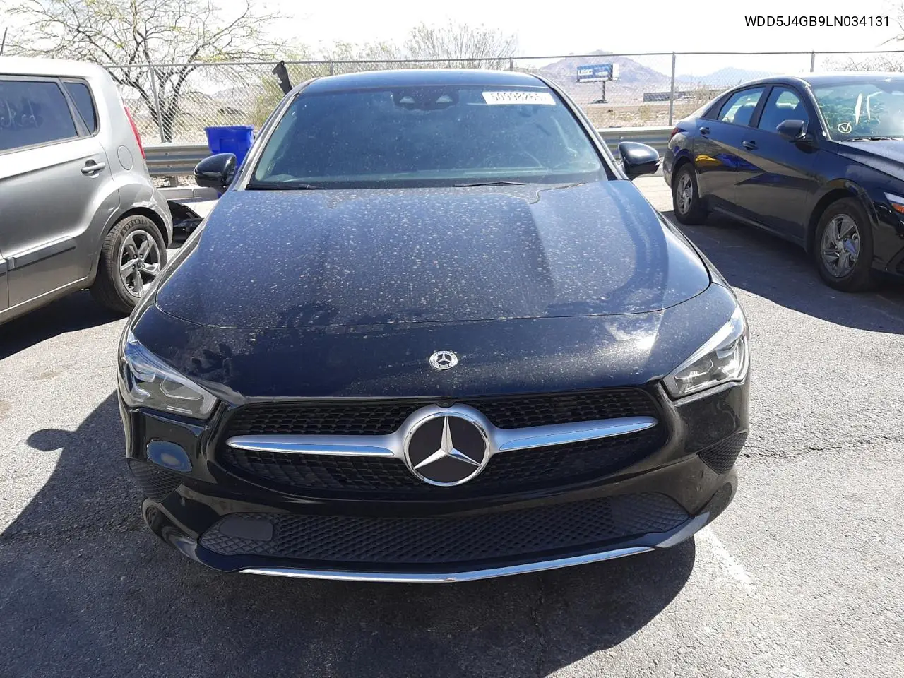 2020 Mercedes-Benz Cla 250 VIN: WDD5J4GB9LN034131 Lot: 50998265
