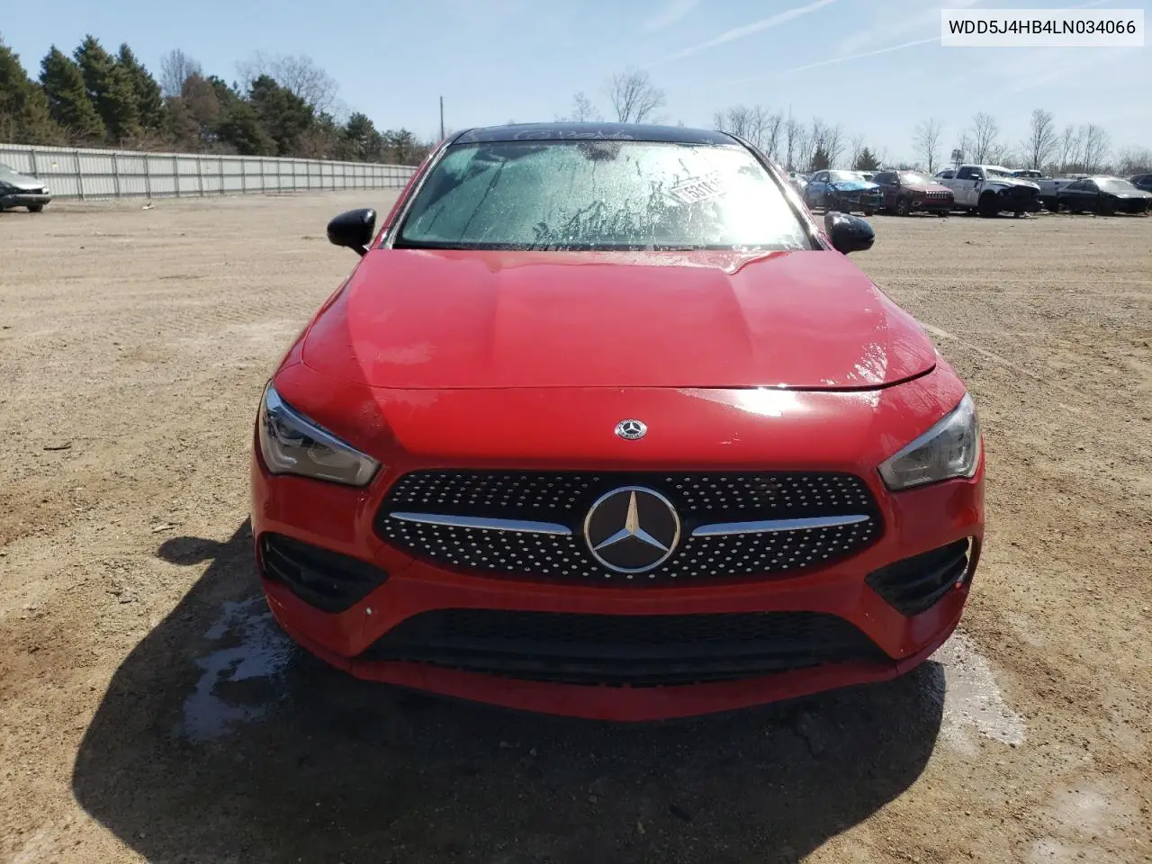 2020 Mercedes-Benz Cla 250 4Matic VIN: WDD5J4HB4LN034066 Lot: 53181015