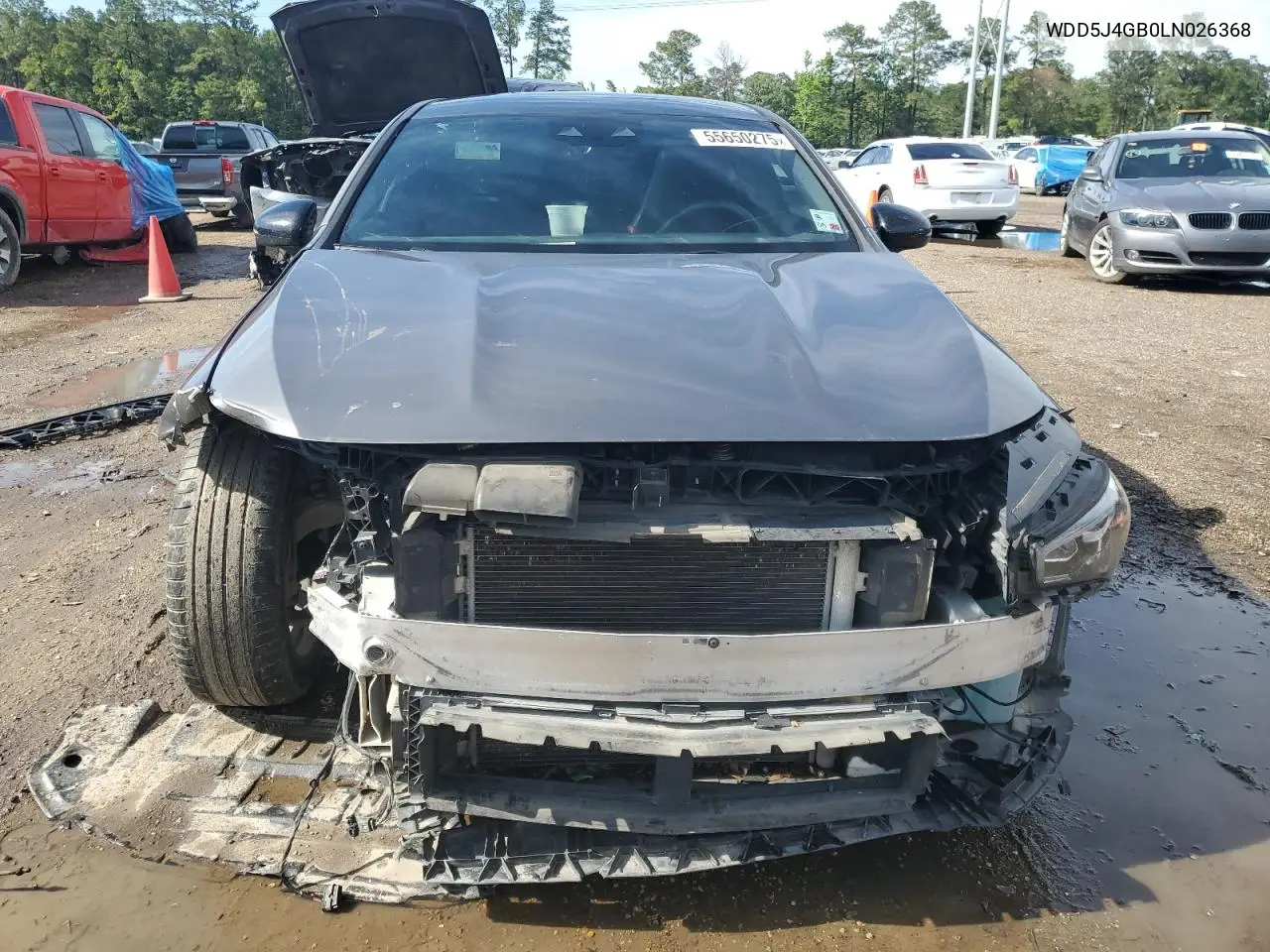 2020 Mercedes-Benz Cla 250 VIN: WDD5J4GB0LN026368 Lot: 55650275
