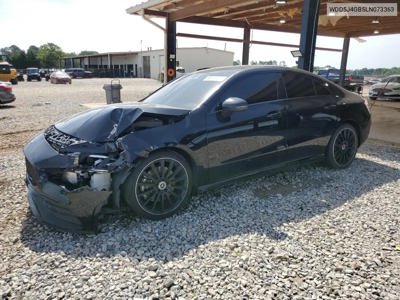 2020 Mercedes-Benz Cla 250 VIN: WDD5J4GB5LN073363 Lot: 56513105