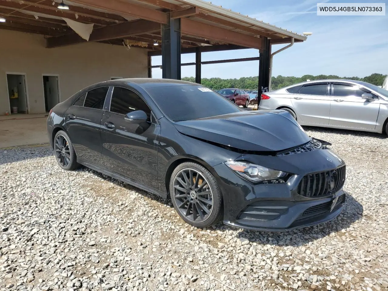 2020 Mercedes-Benz Cla 250 VIN: WDD5J4GB5LN073363 Lot: 56513105