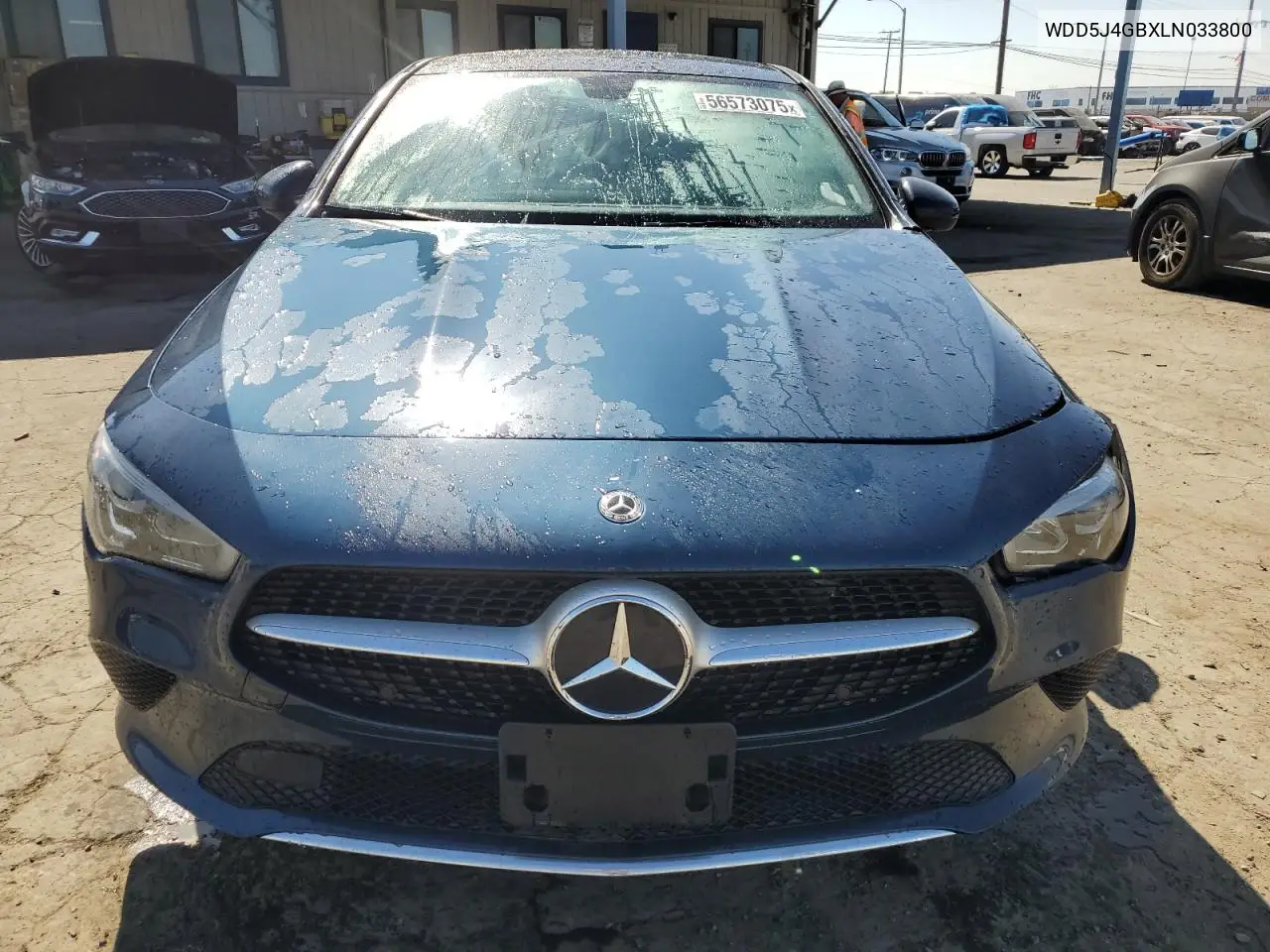 2020 Mercedes-Benz Cla 250 VIN: WDD5J4GBXLN033800 Lot: 56573075