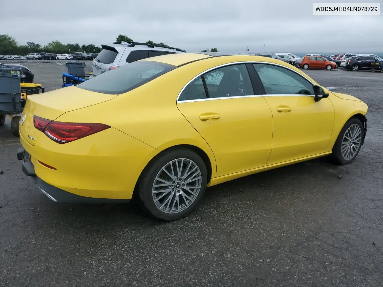 2020 Mercedes-Benz Cla 250 4Matic VIN: WDD5J4HB4LN078729 Lot: 59929165