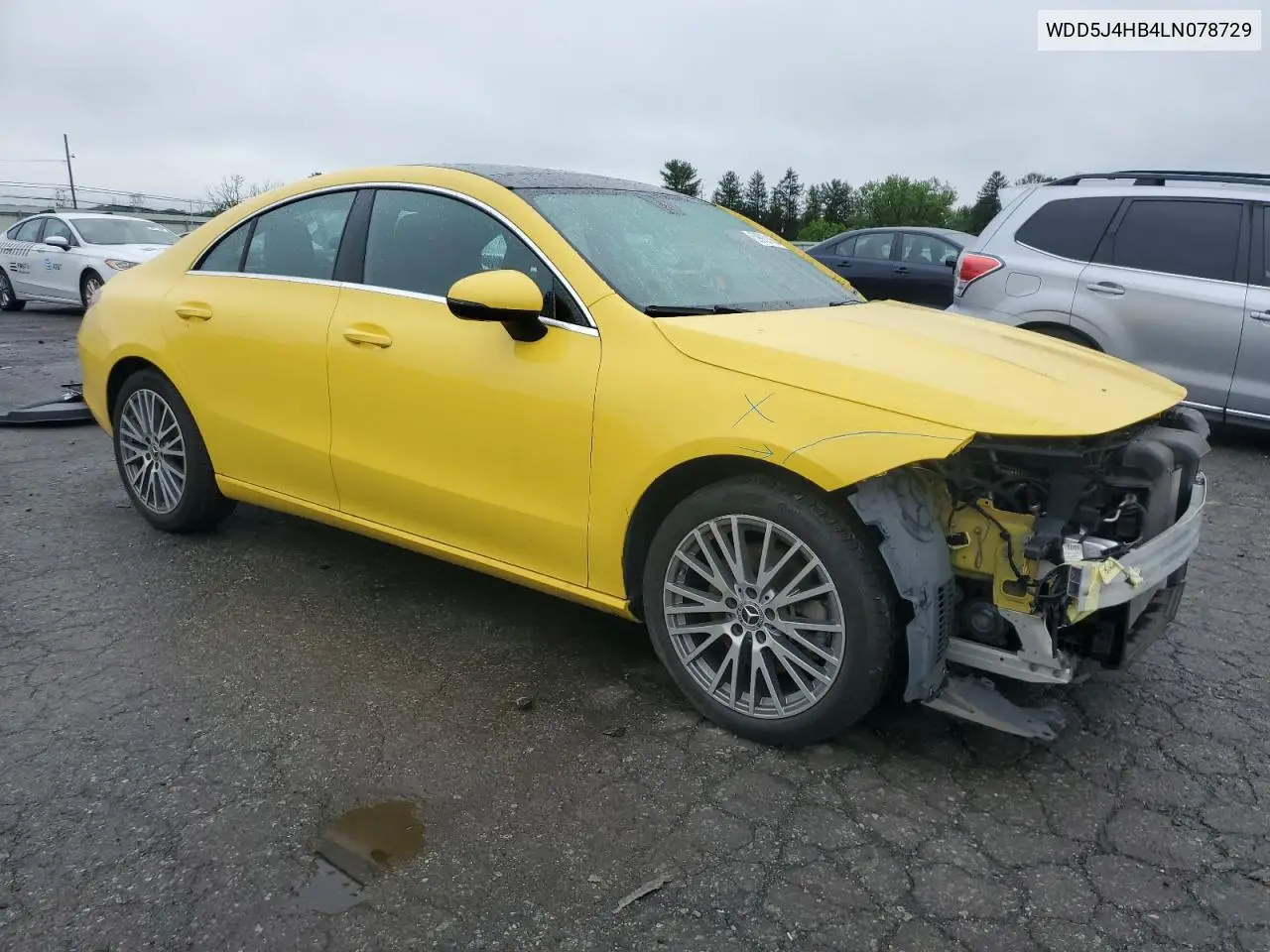 2020 Mercedes-Benz Cla 250 4Matic VIN: WDD5J4HB4LN078729 Lot: 59929165