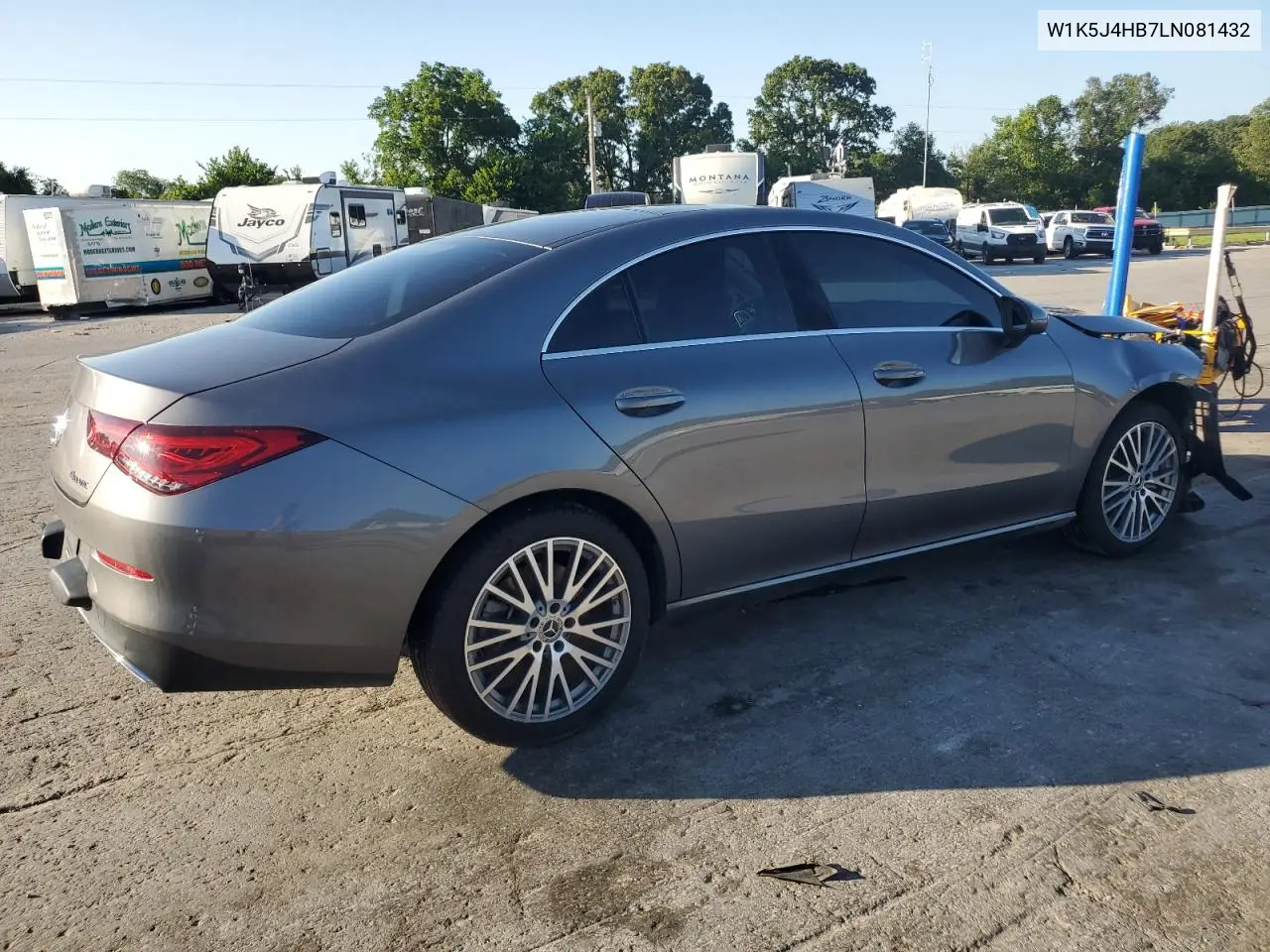 2020 Mercedes-Benz Cla 250 4Matic VIN: W1K5J4HB7LN081432 Lot: 60318955