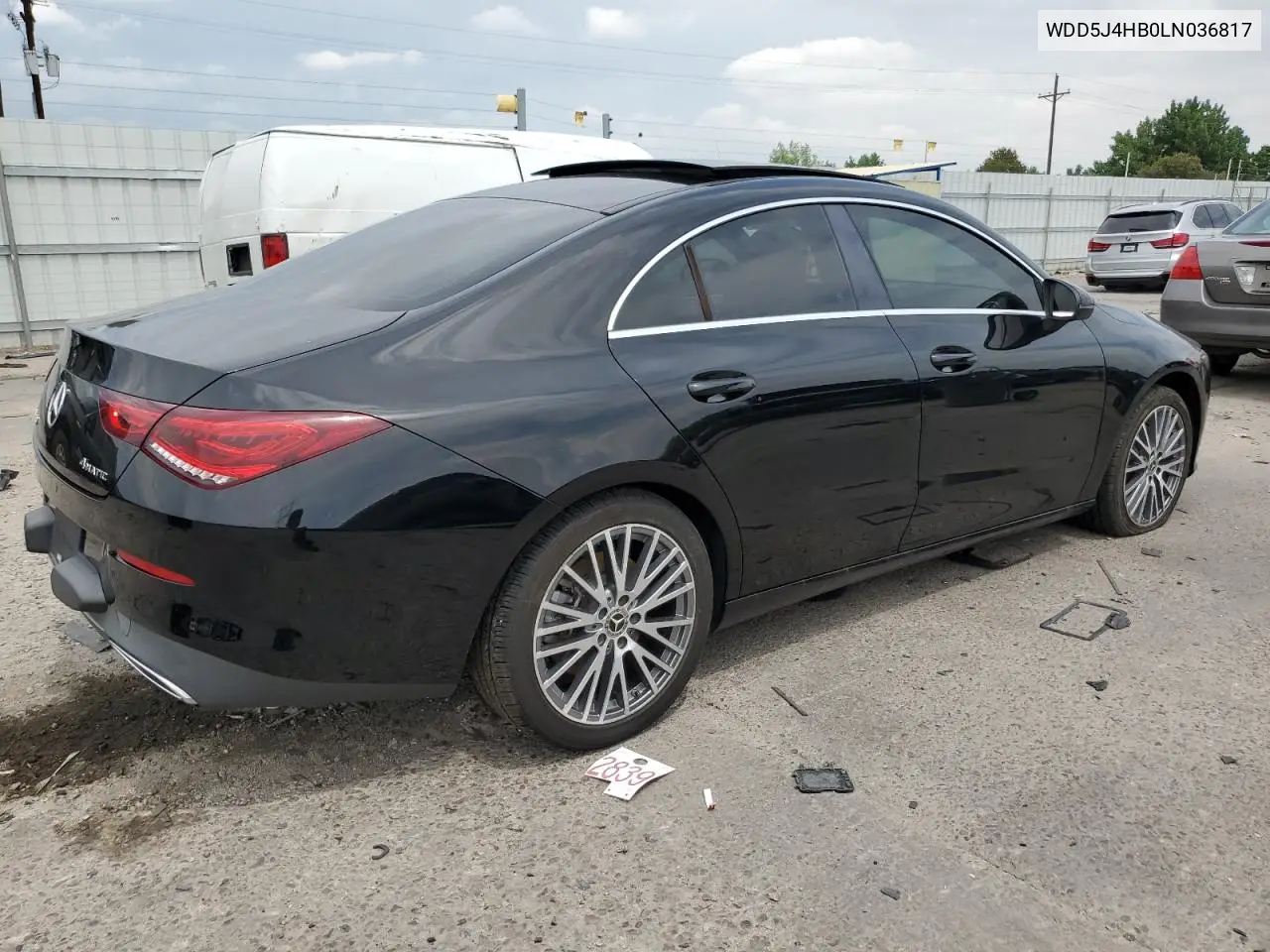 2020 Mercedes-Benz Cla 250 4Matic VIN: WDD5J4HB0LN036817 Lot: 61804075