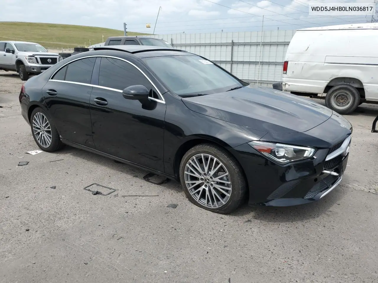 2020 Mercedes-Benz Cla 250 4Matic VIN: WDD5J4HB0LN036817 Lot: 61804075