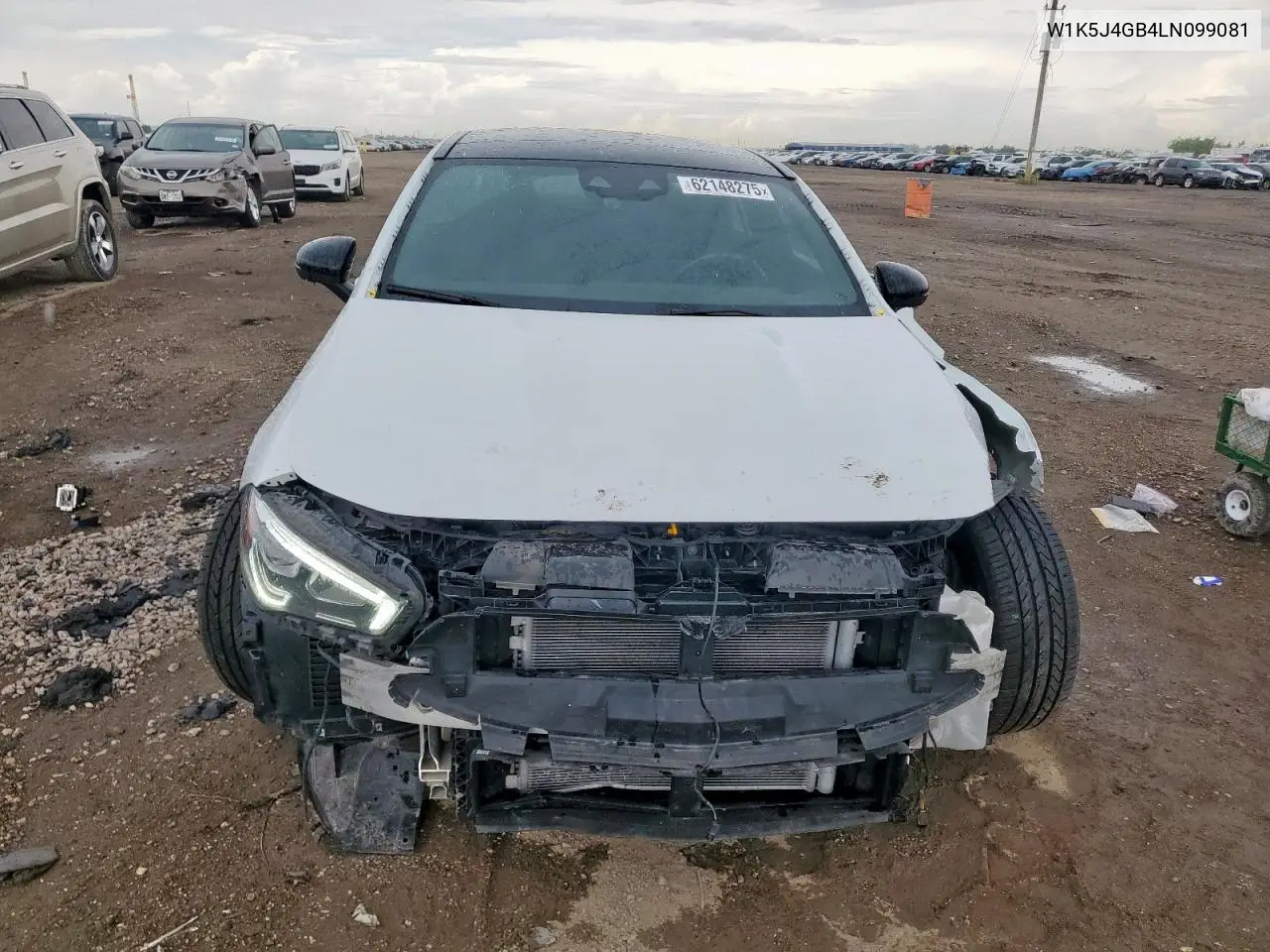 2020 Mercedes-Benz Cla 250 VIN: W1K5J4GB4LN099081 Lot: 62148275
