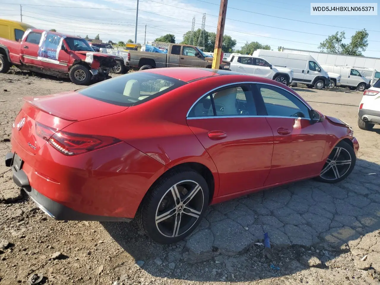 2020 Mercedes-Benz Cla 250 4Matic VIN: WDD5J4HBXLN065371 Lot: 64984275