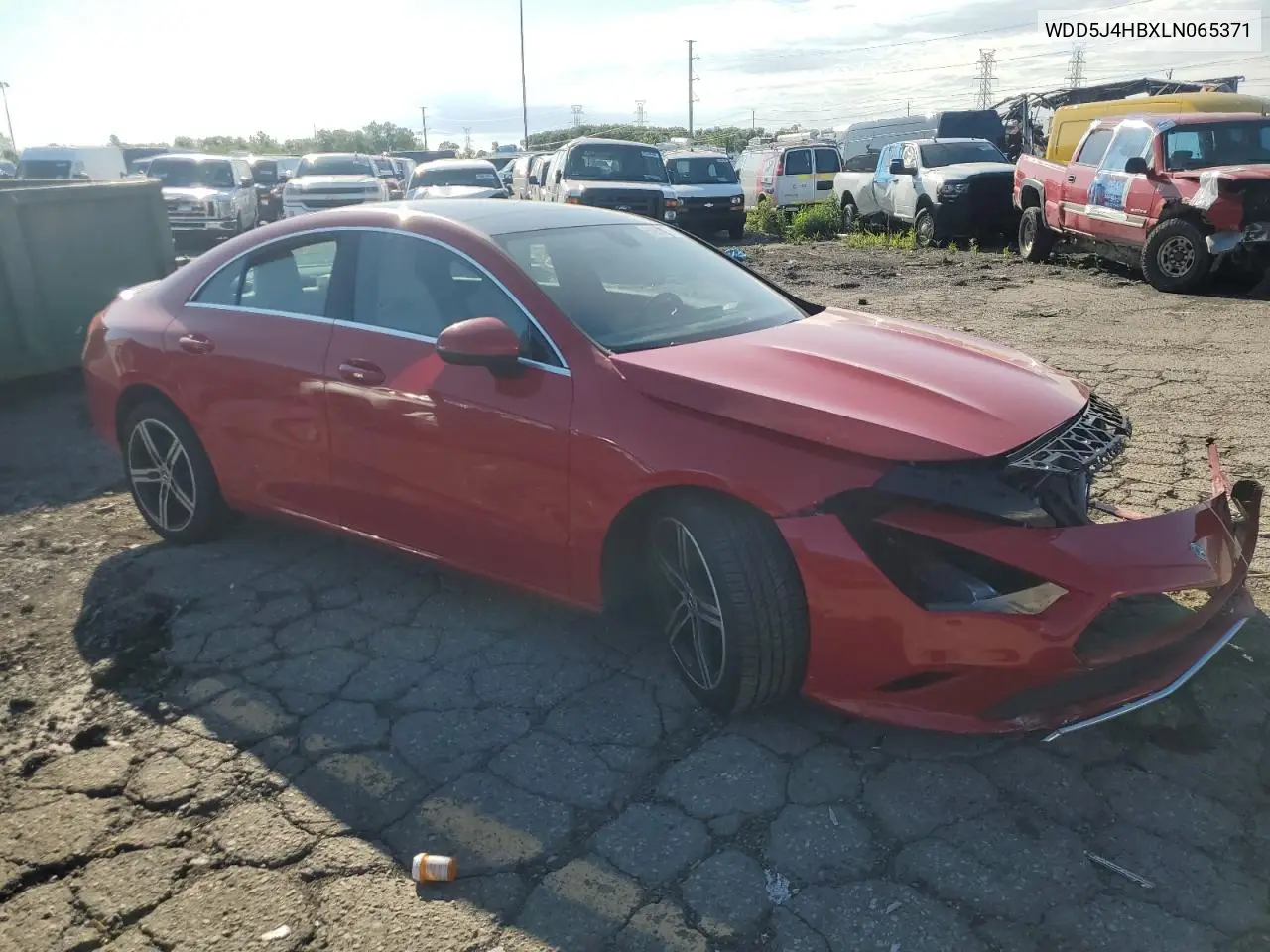2020 Mercedes-Benz Cla 250 4Matic VIN: WDD5J4HBXLN065371 Lot: 64984275