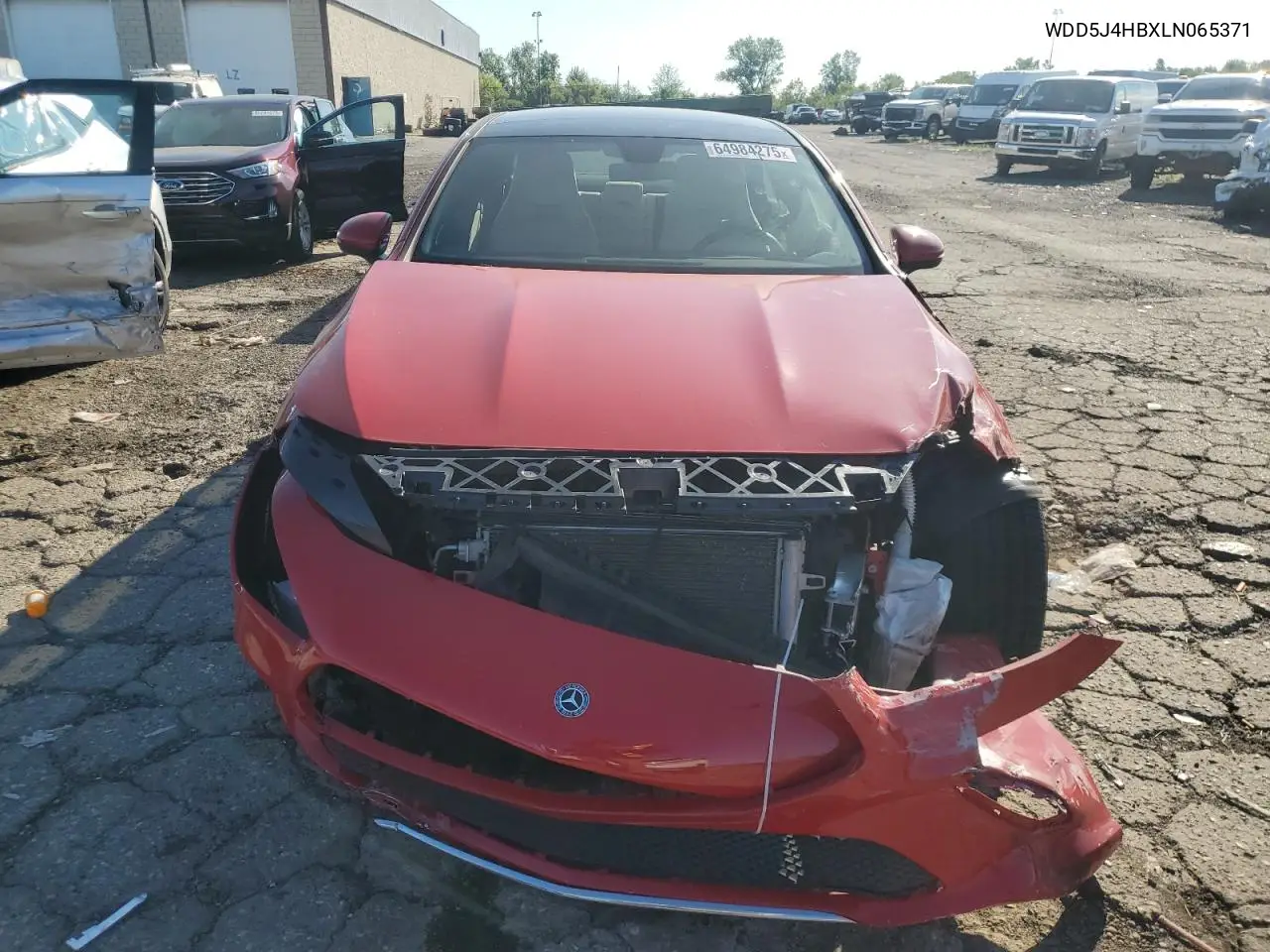 2020 Mercedes-Benz Cla 250 4Matic VIN: WDD5J4HBXLN065371 Lot: 64984275